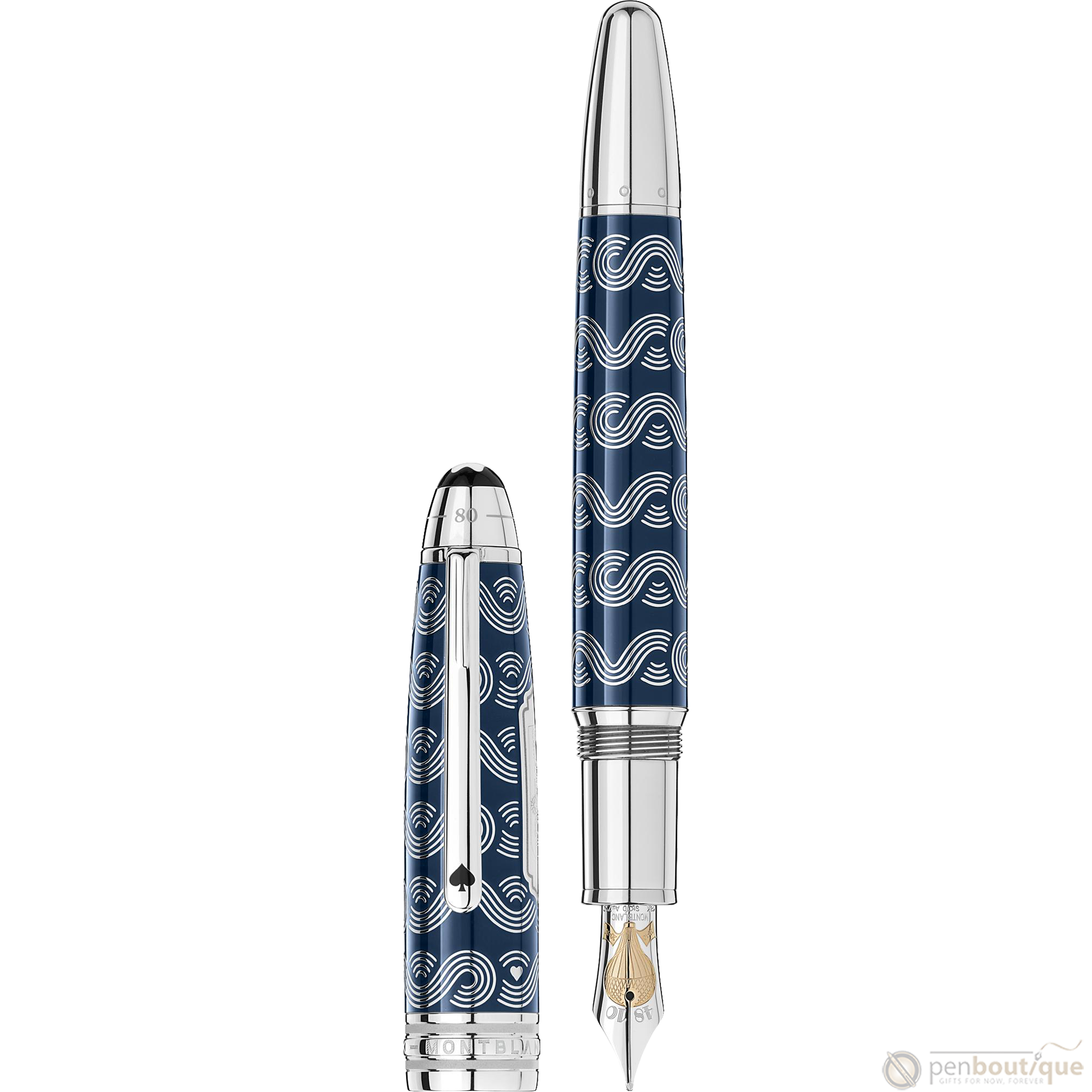 Montblanc Meisterstuck Fountain Pen - 146 Solitaire - Around The World In 80 Days-Pen Boutique Ltd