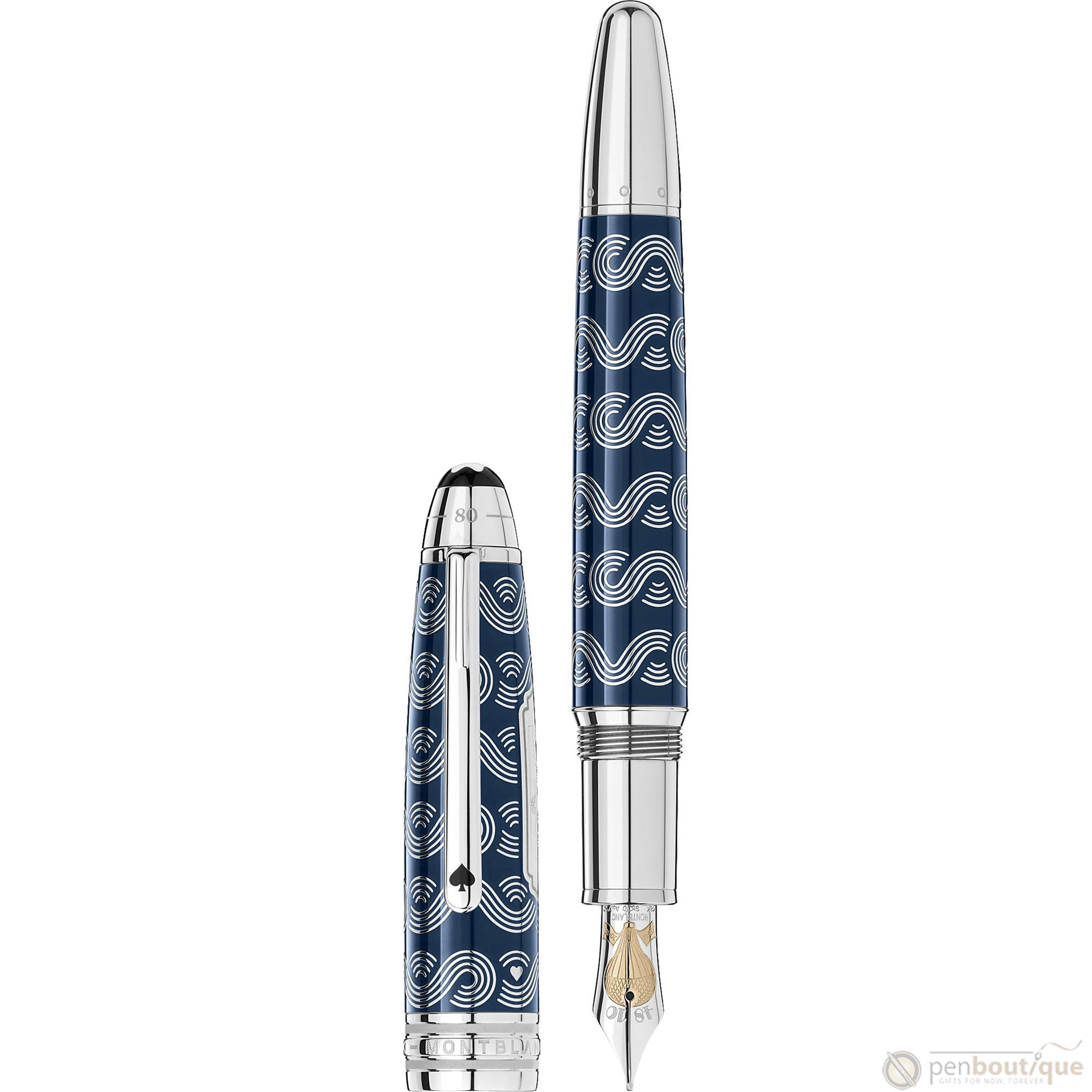 Montblanc Meisterstuck Fountain Pen - 146 Solitaire - Around The World In 80 Days - Pen Boutique Ltd