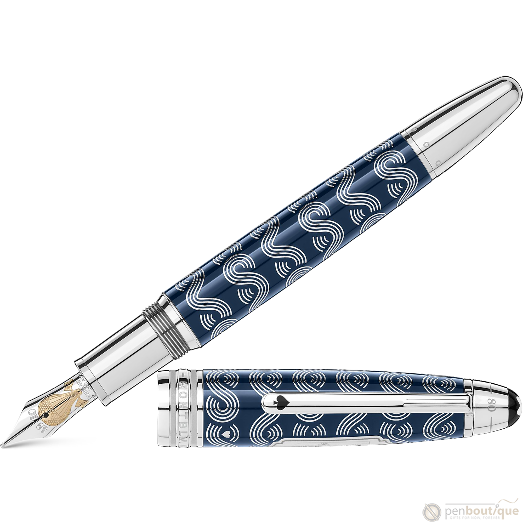 Montblanc Meisterstuck Fountain Pen - 146 Solitaire - Around The World In 80 Days-Pen Boutique Ltd