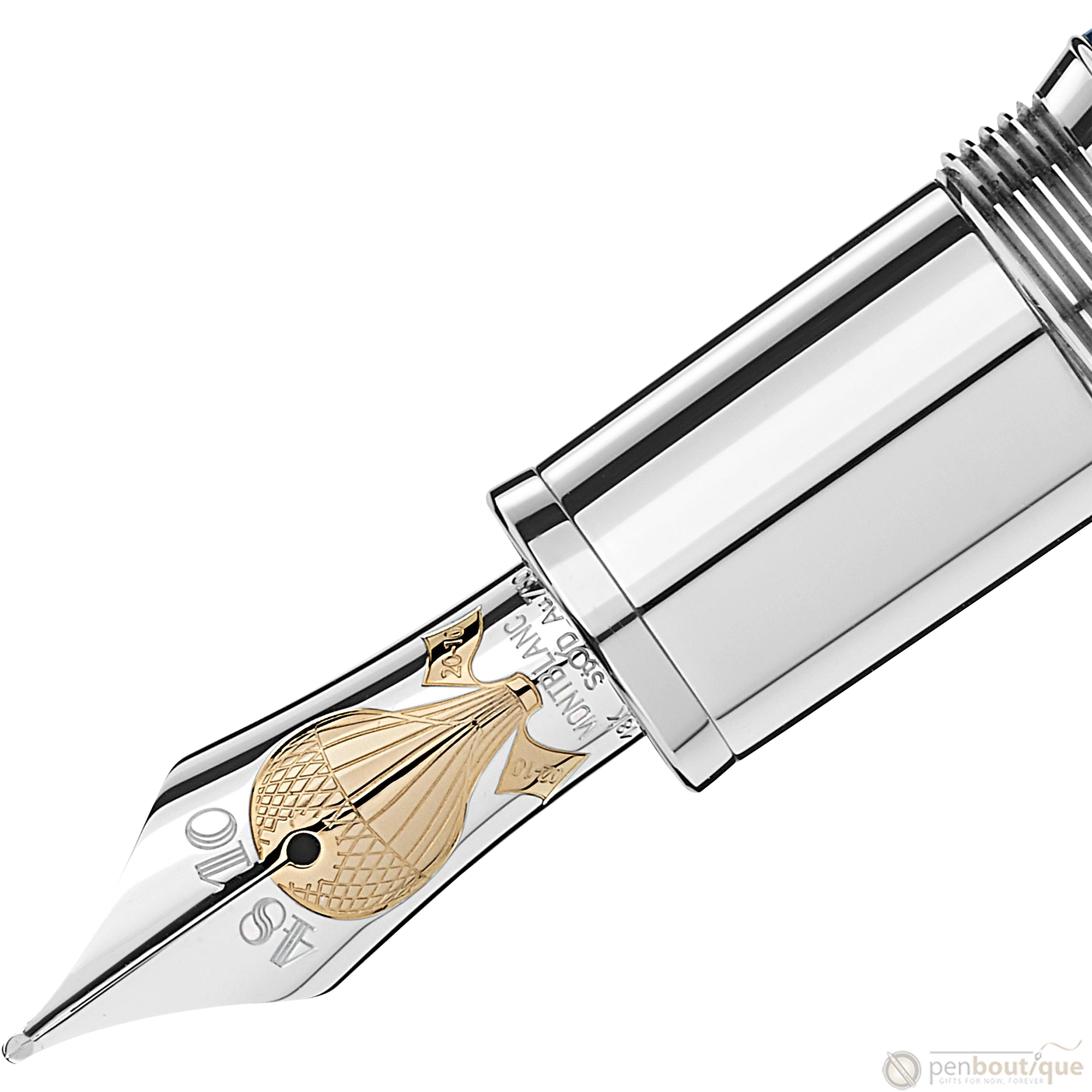 Montblanc Meisterstuck Fountain Pen - 146 Solitaire - Around The World In 80 Days-Pen Boutique Ltd