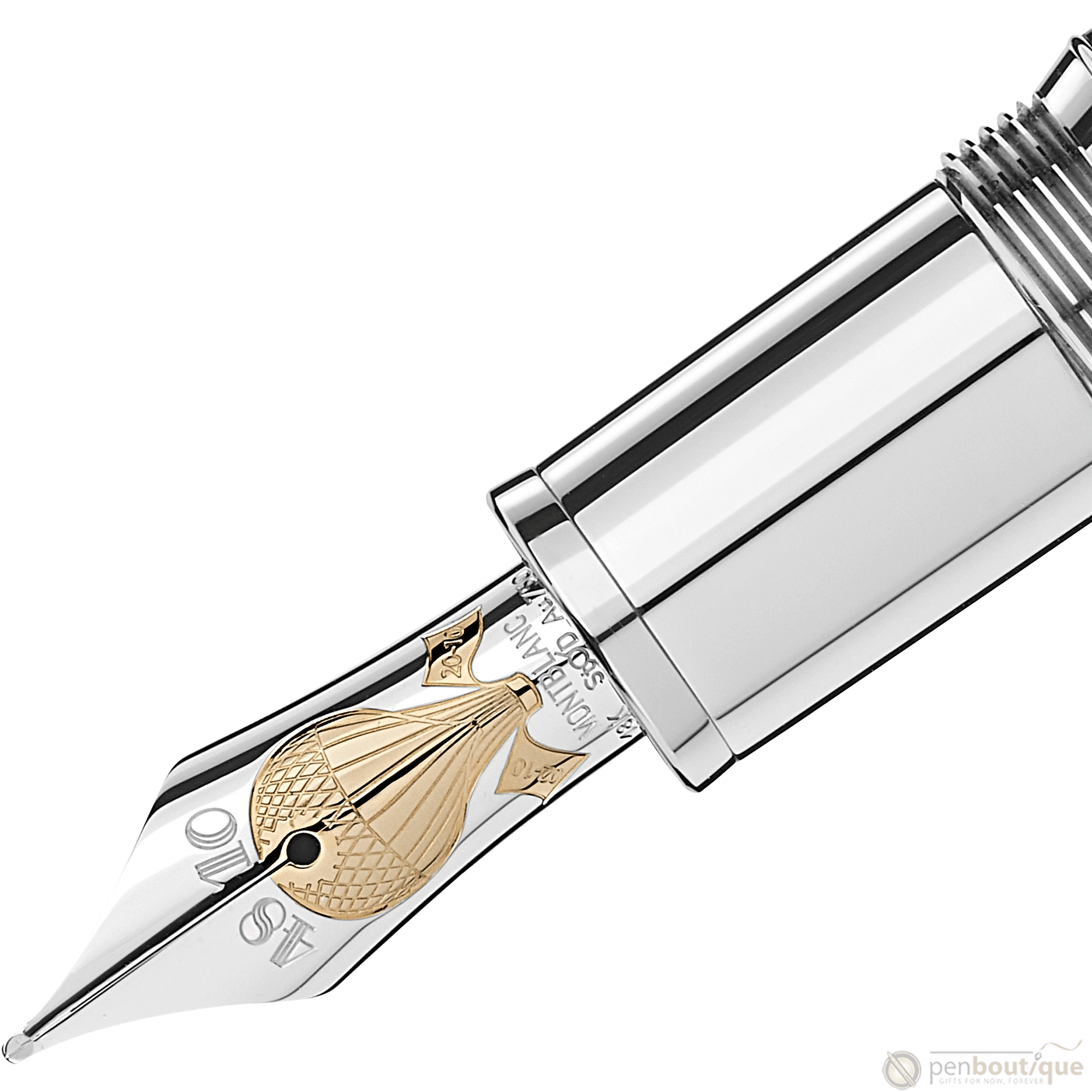 Montblanc Meisterstuck Fountain Pen - 146 Solitaire - Around The World In 80 Days - Pen Boutique Ltd