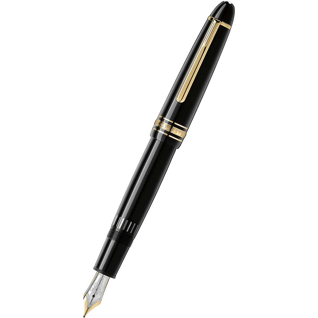 Montblanc Meisterstuck Fountain Pen - Black - Gold Trim - LeGrand - 146-Pen Boutique Ltd