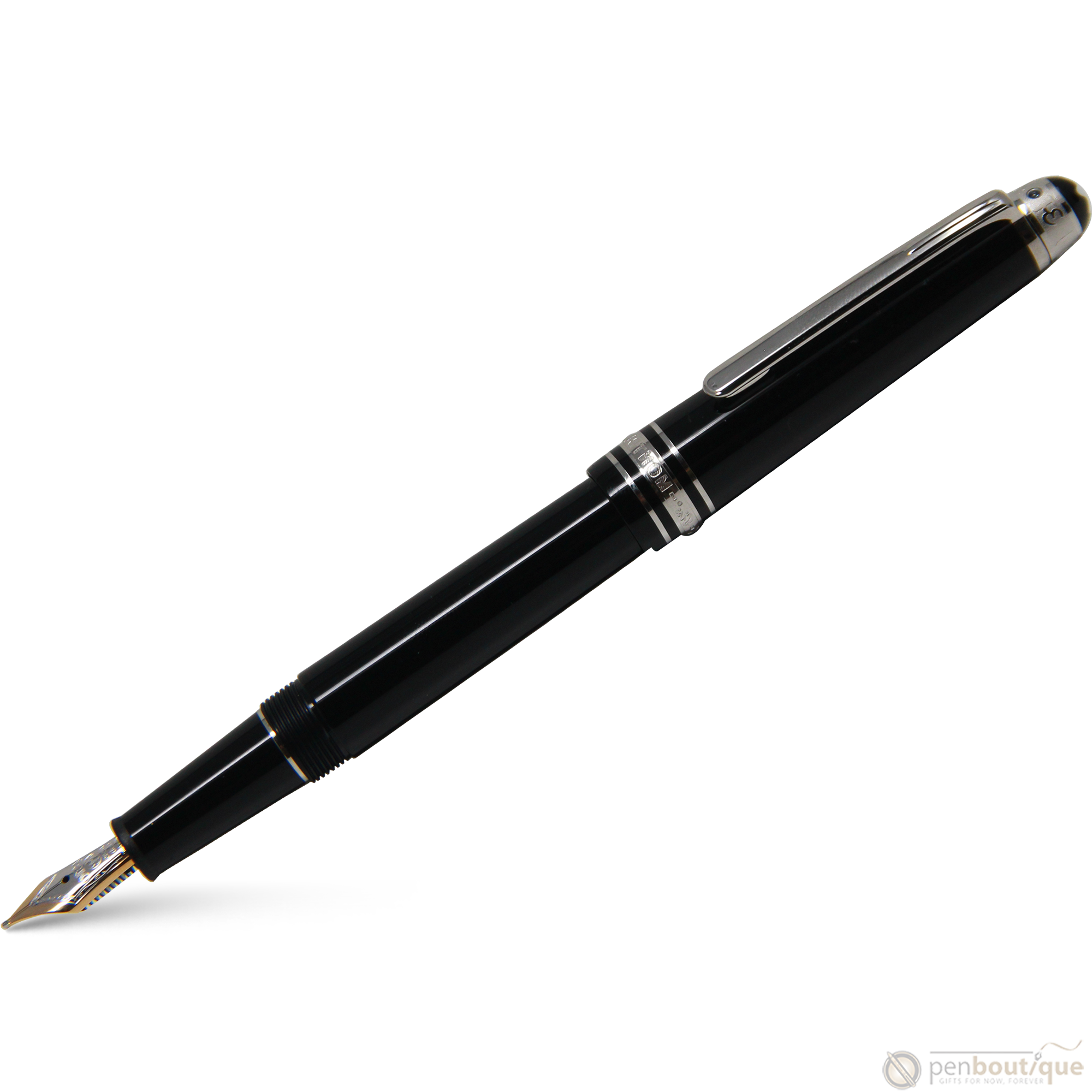 Montblanc Meisterstück Fountain Pen - UNICEF - Black - Platinum Trim - Classique-Pen Boutique Ltd