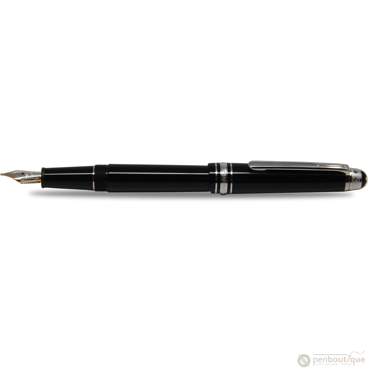 Montblanc Meisterstück Fountain Pen - UNICEF - Black - Platinum Trim - Classique - Pen Boutique Ltd