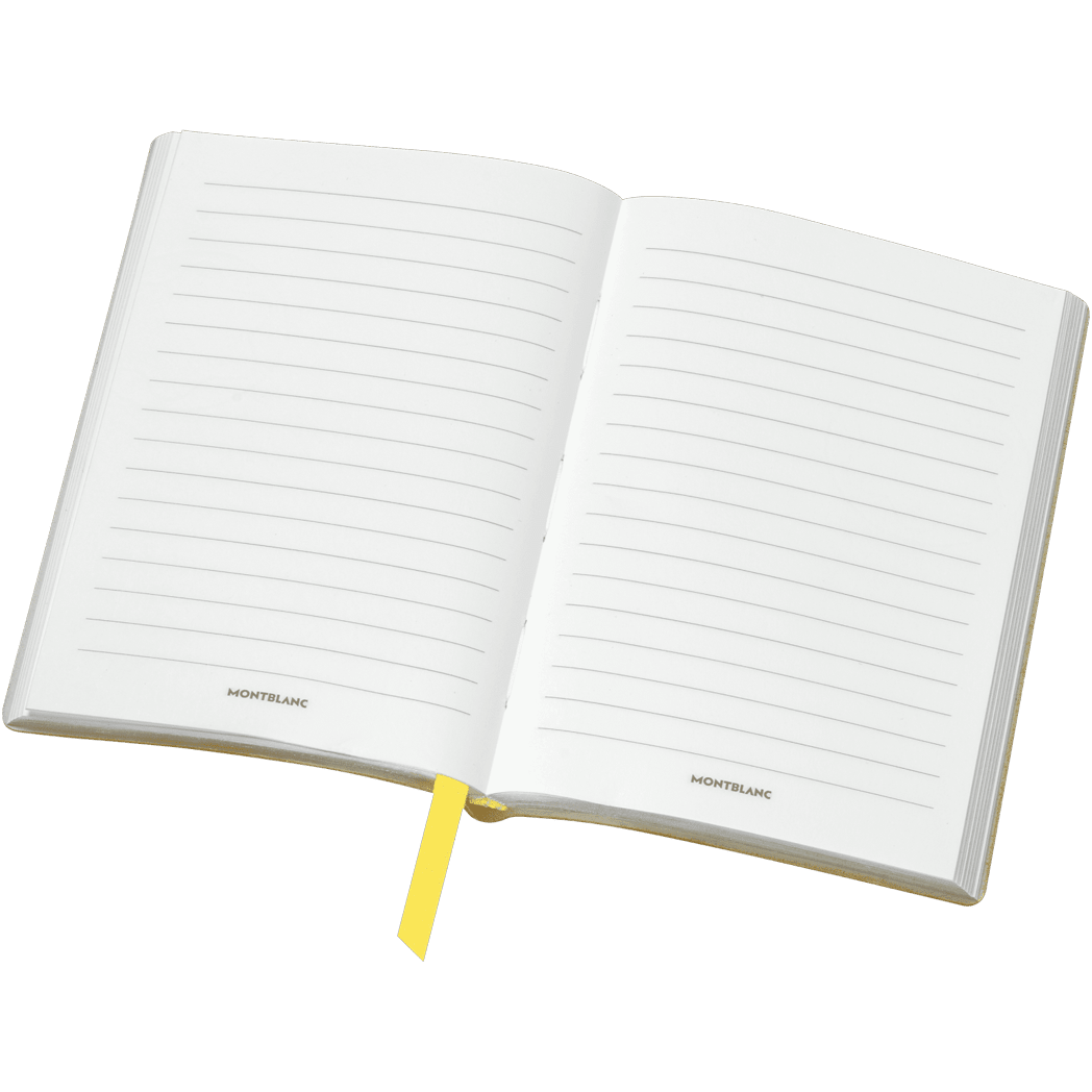 Montblanc Notebook - 148 Mustard Yellow - Lined - Pen Boutique Ltd