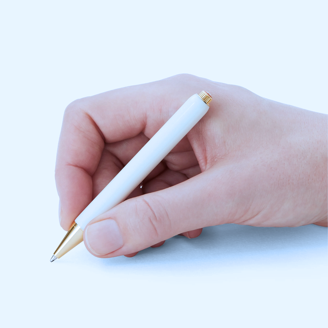Montblanc Heritage Ballpoint Pen - Rouge & Noir - Baby Ivory (Special Edition)-Pen Boutique Ltd