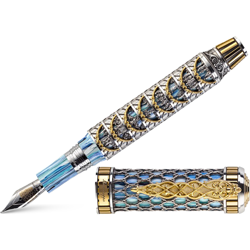 Montegrappa Limited Edition Fountain Pen - Dante Alighieri (Paradiso)-Pen Boutique Ltd