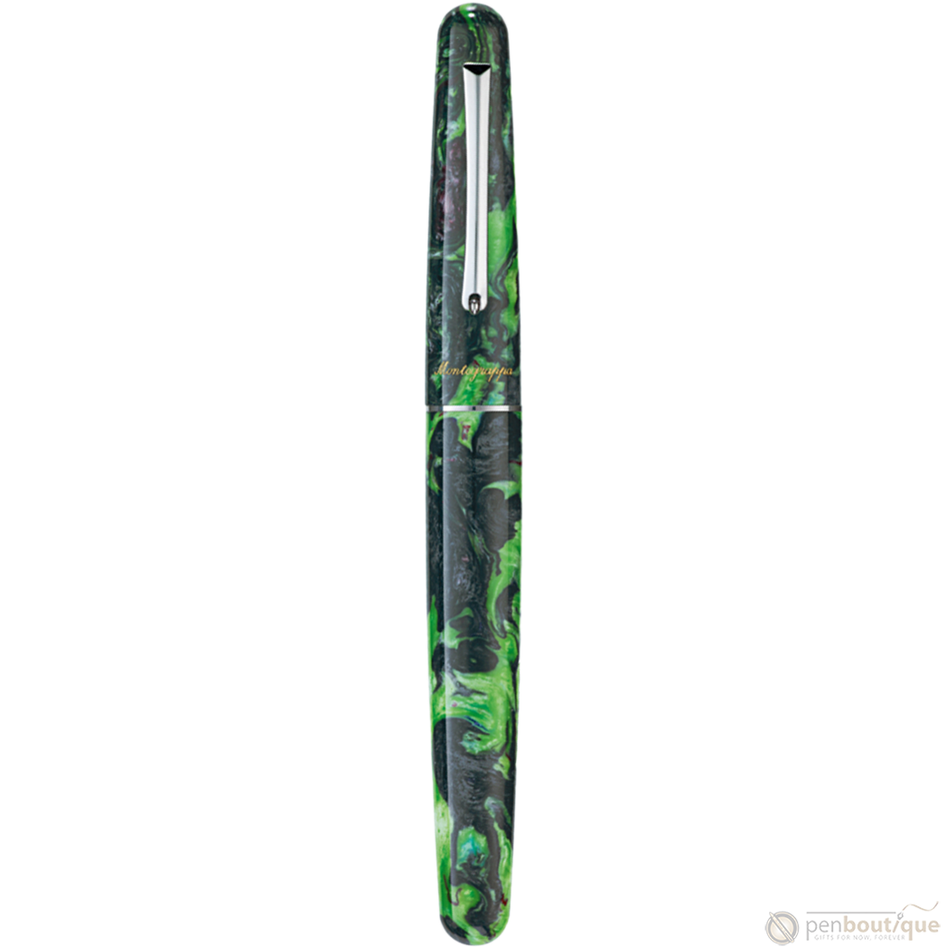 Montegrappa Elmo 01 Fantasy Bloom Rollerball Pen - Black Star Calla Lily-Pen Boutique Ltd