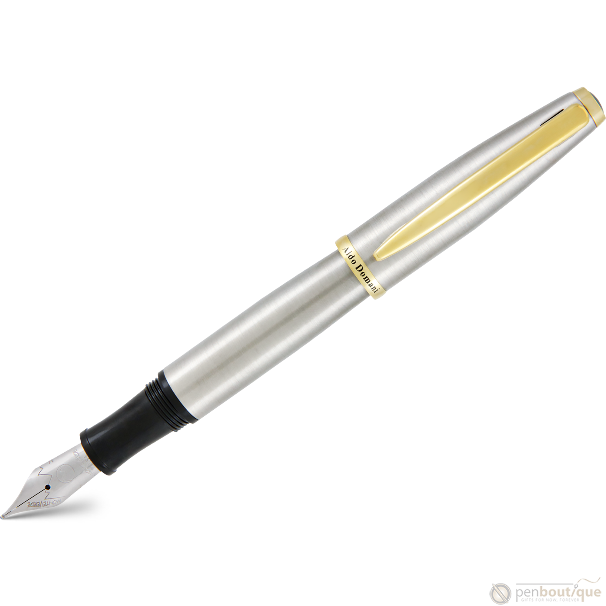 Monteverde Aldo Domani Fountain Pen - Brushed-Pen Boutique Ltd