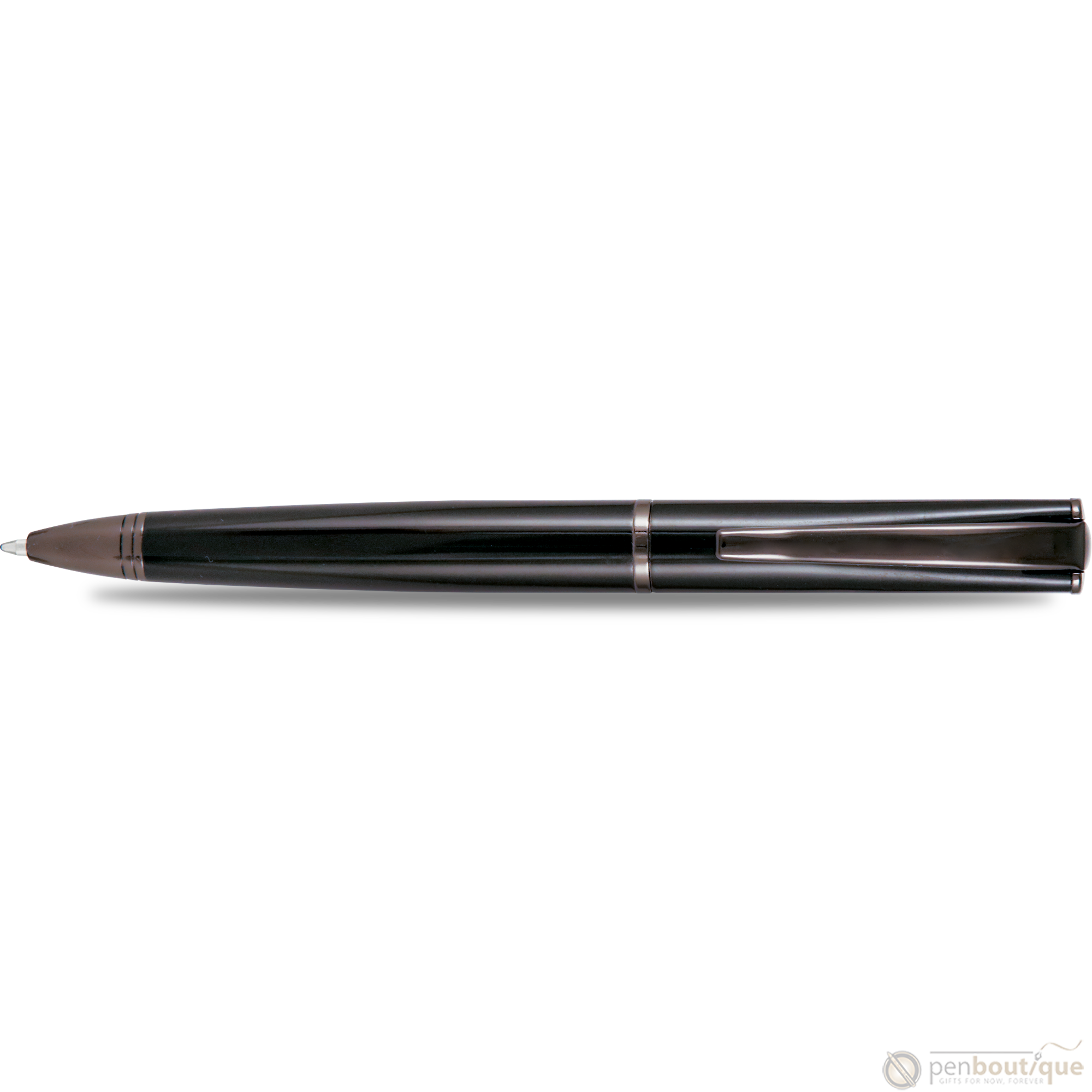 Monteverde Impressa Ballpoint - Black with Gunmetal Trim-Pen Boutique Ltd