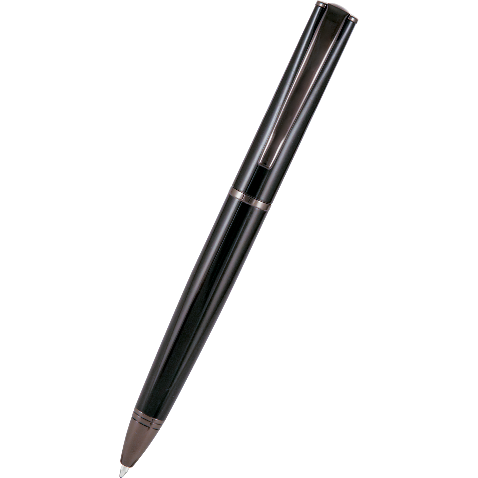 Monteverde Impressa Ballpoint - Black with Gunmetal Trim-Pen Boutique Ltd