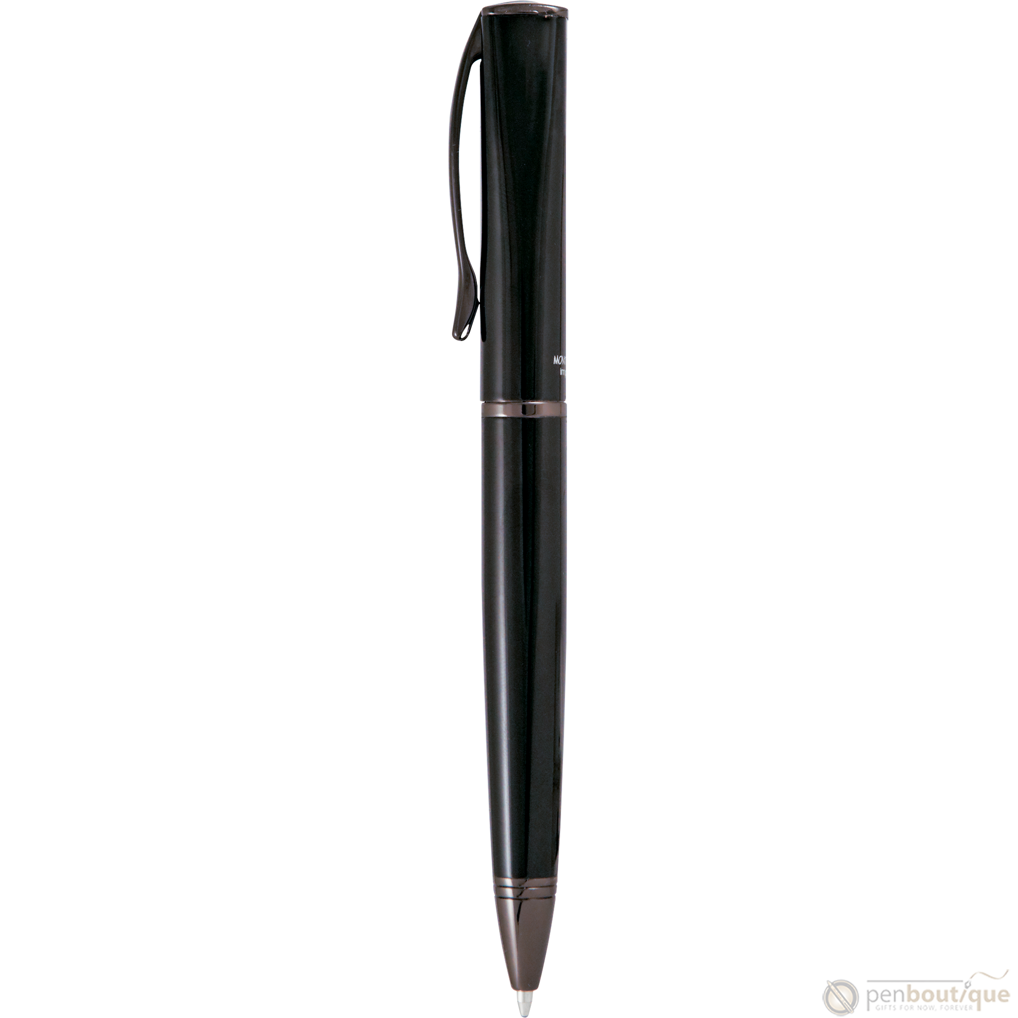 Monteverde Impressa Ballpoint - Black with Gunmetal Trim-Pen Boutique Ltd