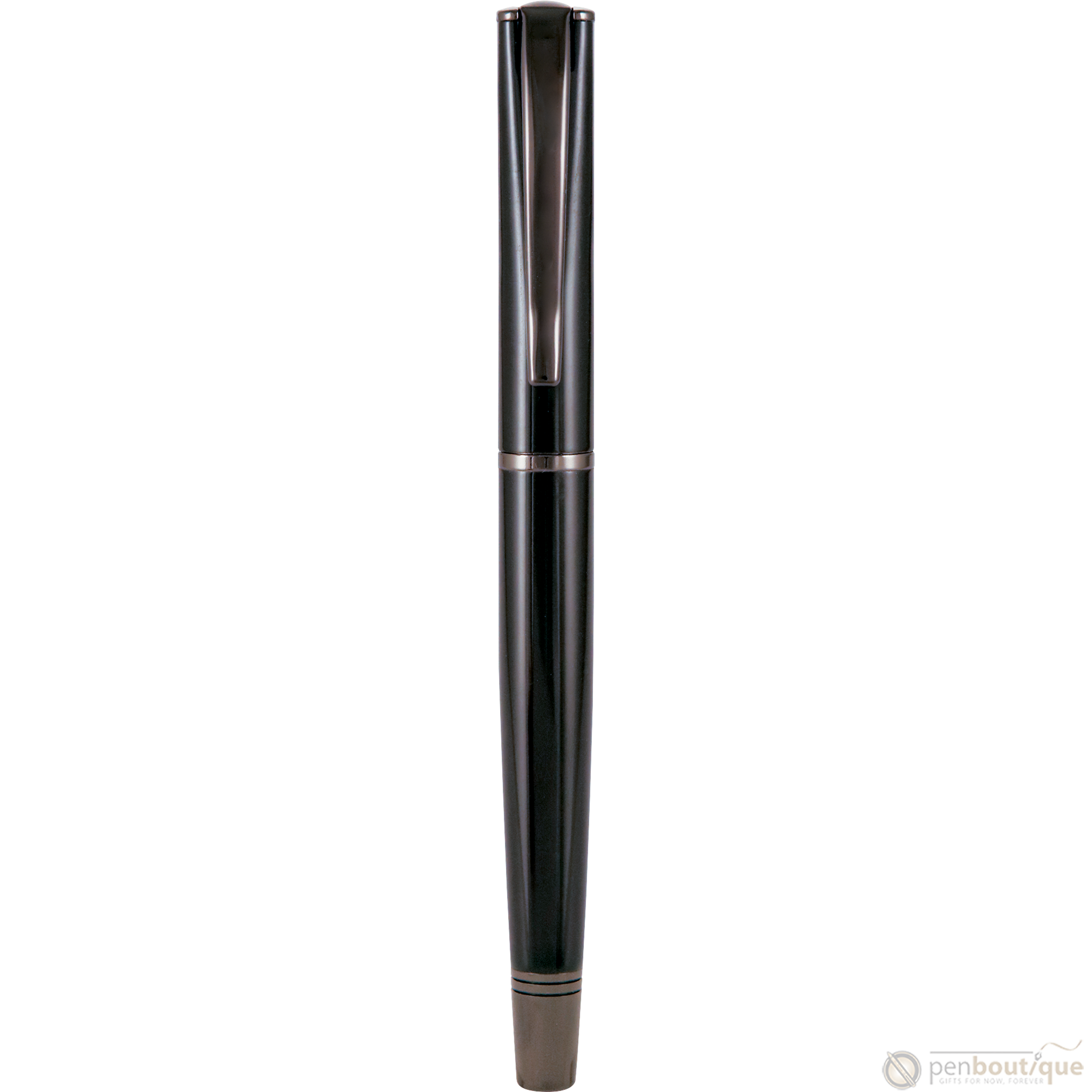 Monteverde Impressa Fountain Pen - Black with Gunmetal Trim-Pen Boutique Ltd