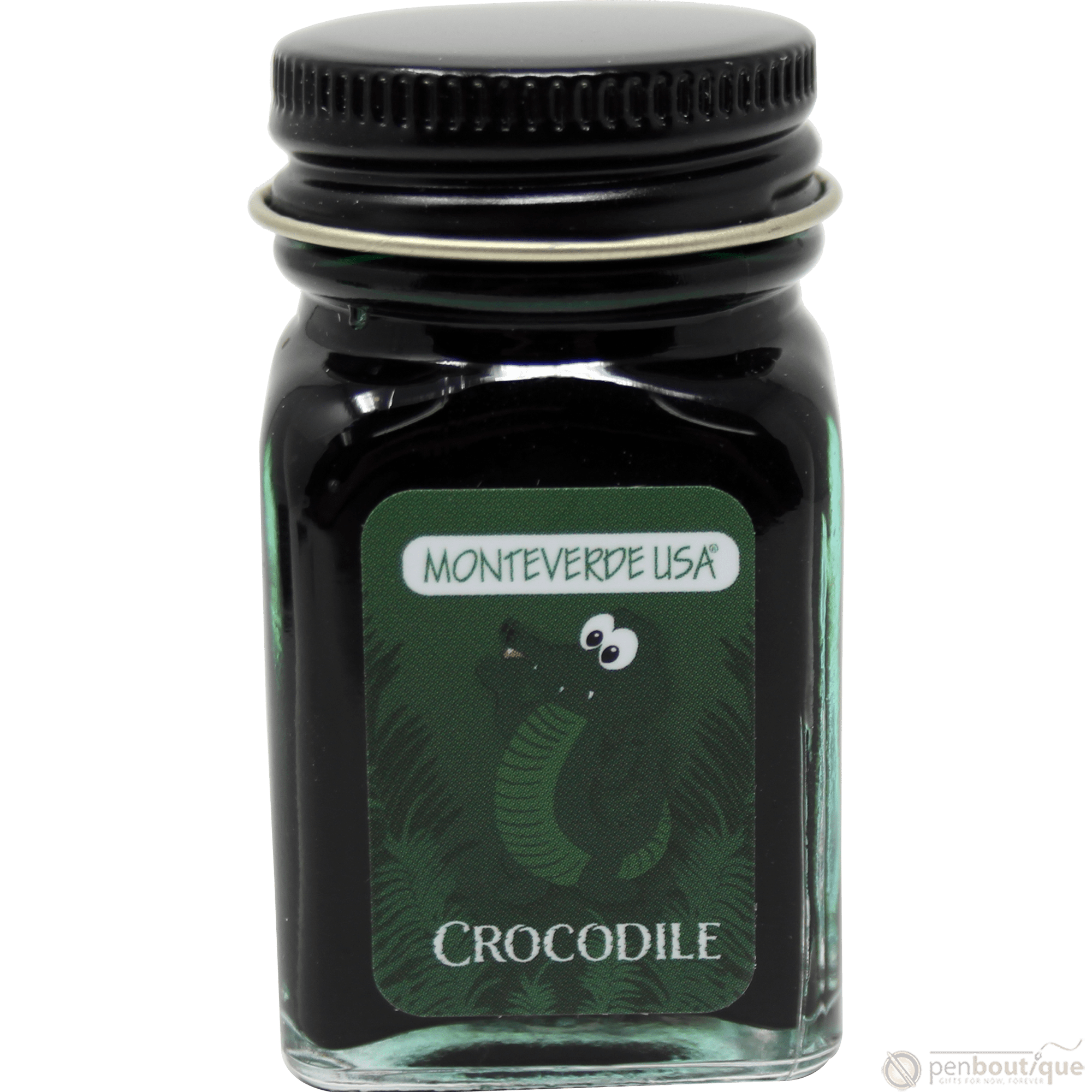 Monteverde Ink Bottle - Jungle Crocodile (Green) - 30 ml - Pen Boutique Ltd