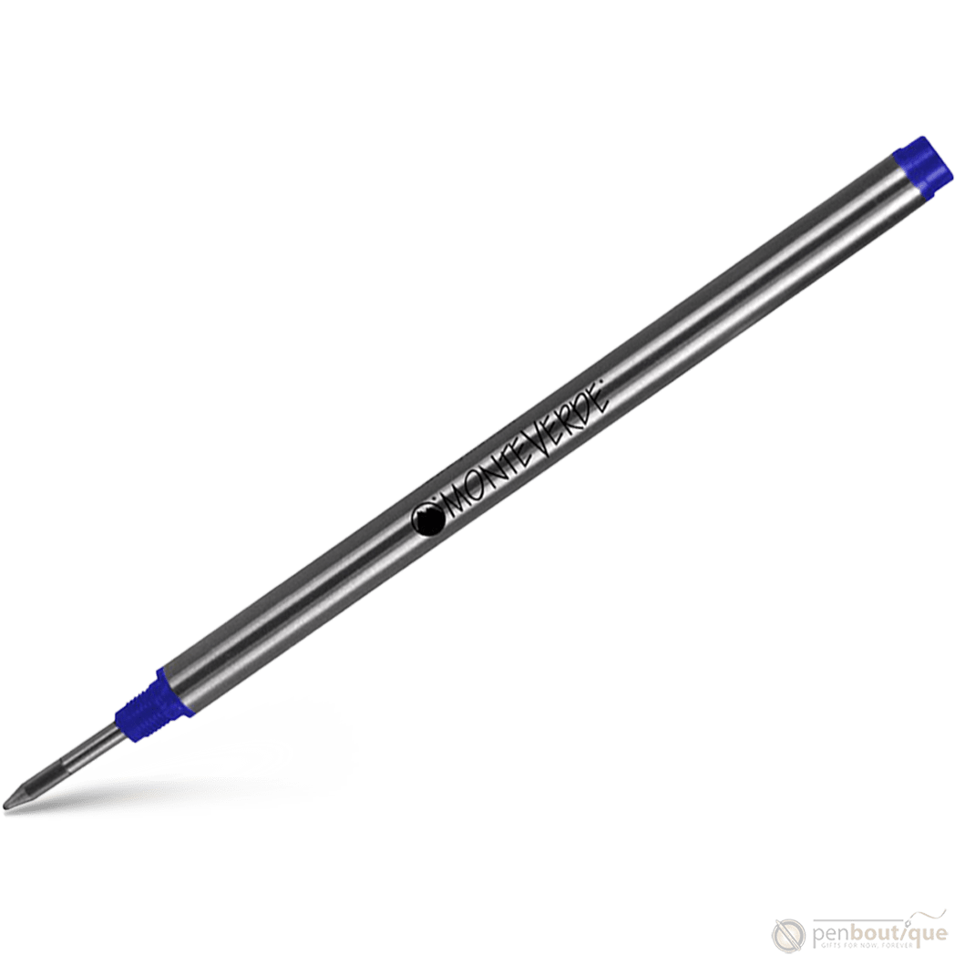 Monteverde Rollerball Refill - Blue - Fine (Fit Montblanc Pen - 2/pack) - Pen Boutique Ltd