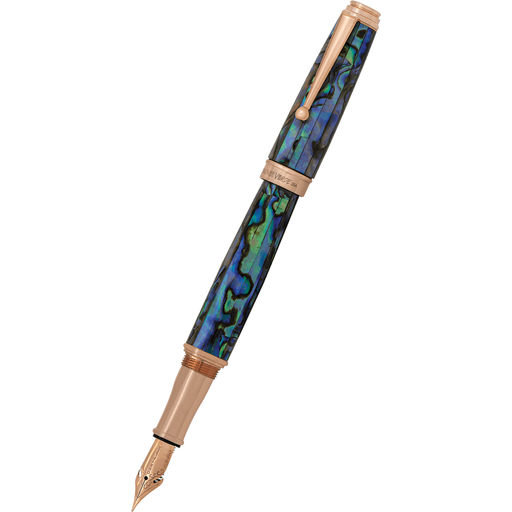 Monteverde Invincia Deluxe Fountain Pen - Abalone Rosegold Trim - Limited Edition-Pen Boutique Ltd