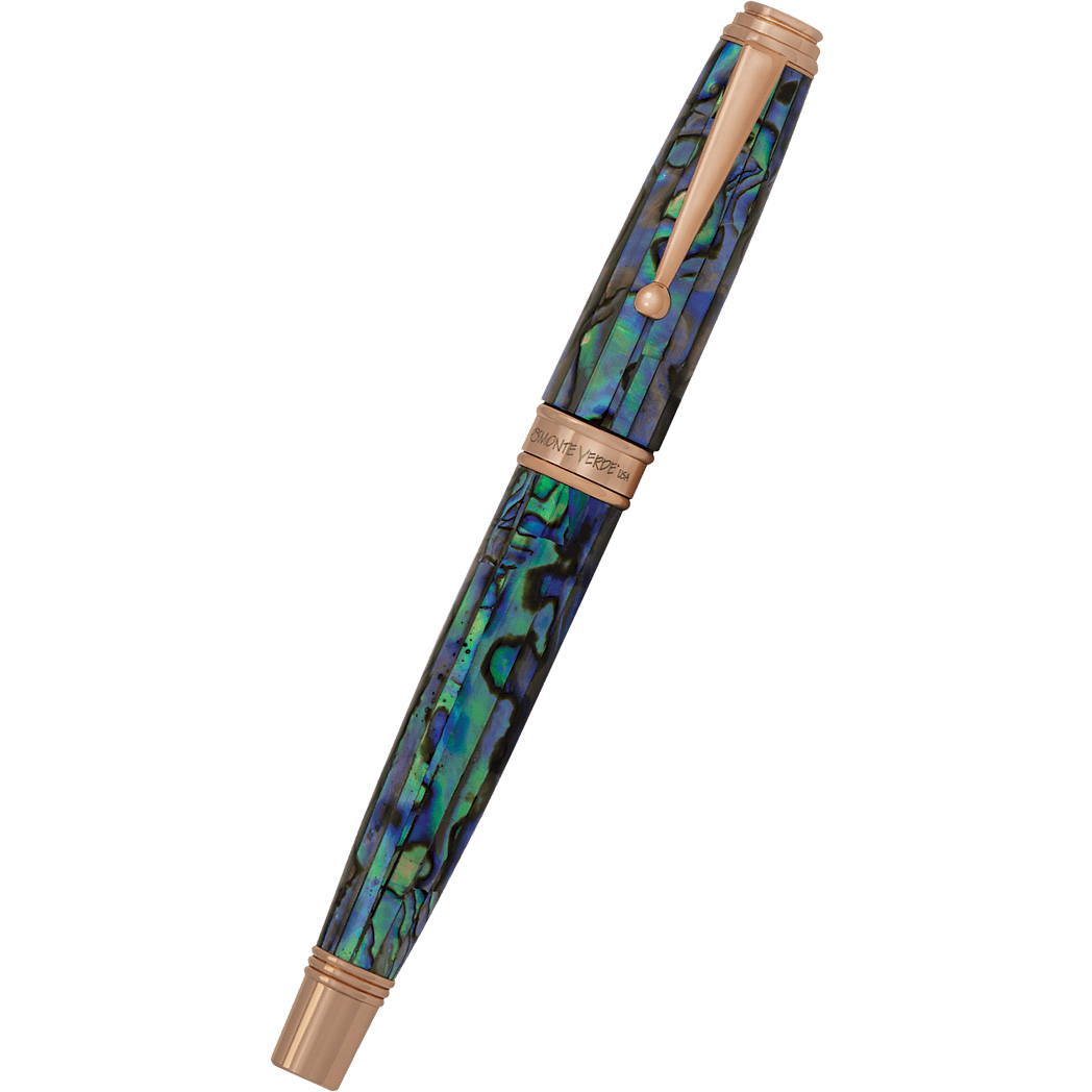 Monteverde Invincia Deluxe Fountain Pen - Abalone Rosegold Trim - Limited Edition-Pen Boutique Ltd