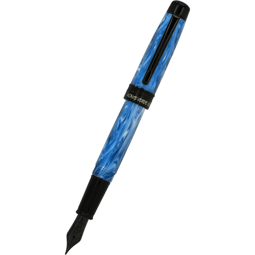 Monteverde Prima Fountain Pen - Blue Swirl-Pen Boutique Ltd