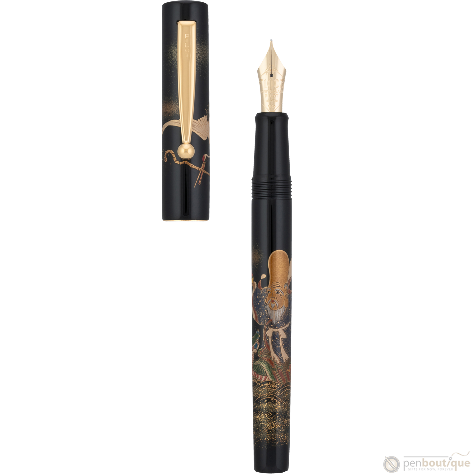 Namiki Seven Gods of Good Fortune Fountain Pen - Limited Edition - Fukurokuju-Pen Boutique Ltd