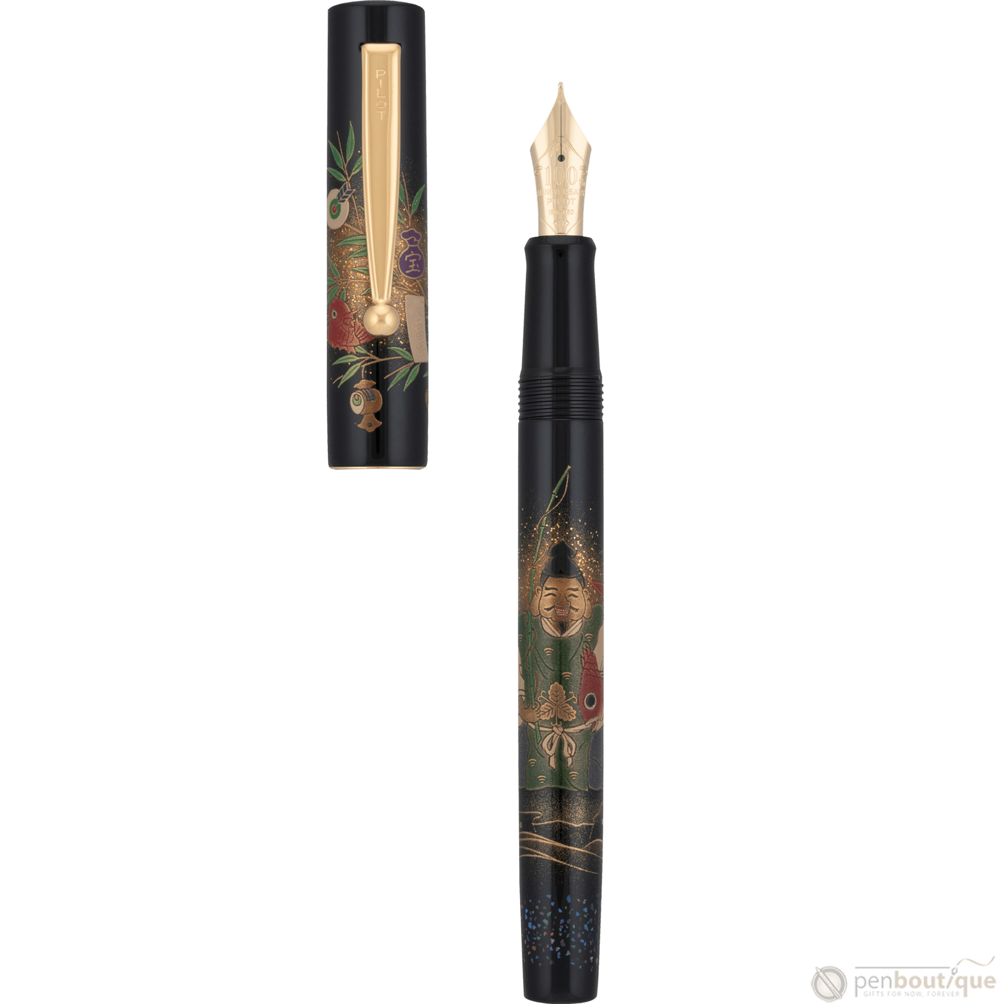 Namiki Seven Gods of Good Fortune Fountain Pen - Limited Edition - Ebisu - Pen Boutique Ltd