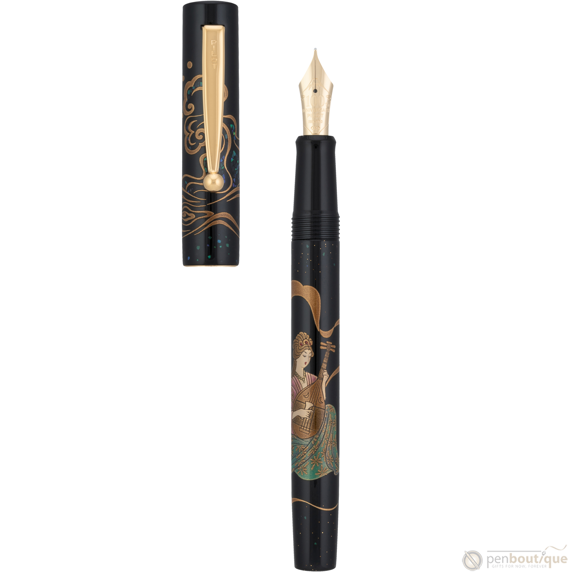 Namiki Seven Gods of Good Fortune Fountain Pen - Limited Edition - Benzaiten-Pen Boutique Ltd