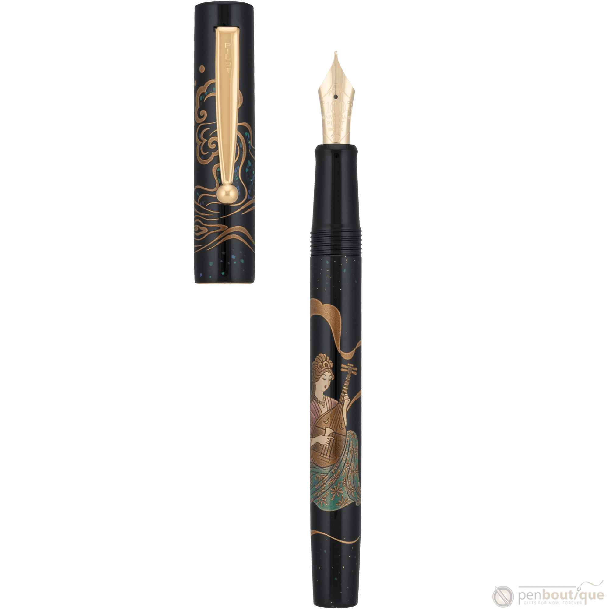 Namiki Seven Gods of Good Fortune Fountain Pen - Limited Edition - Benzaiten - Pen Boutique Ltd