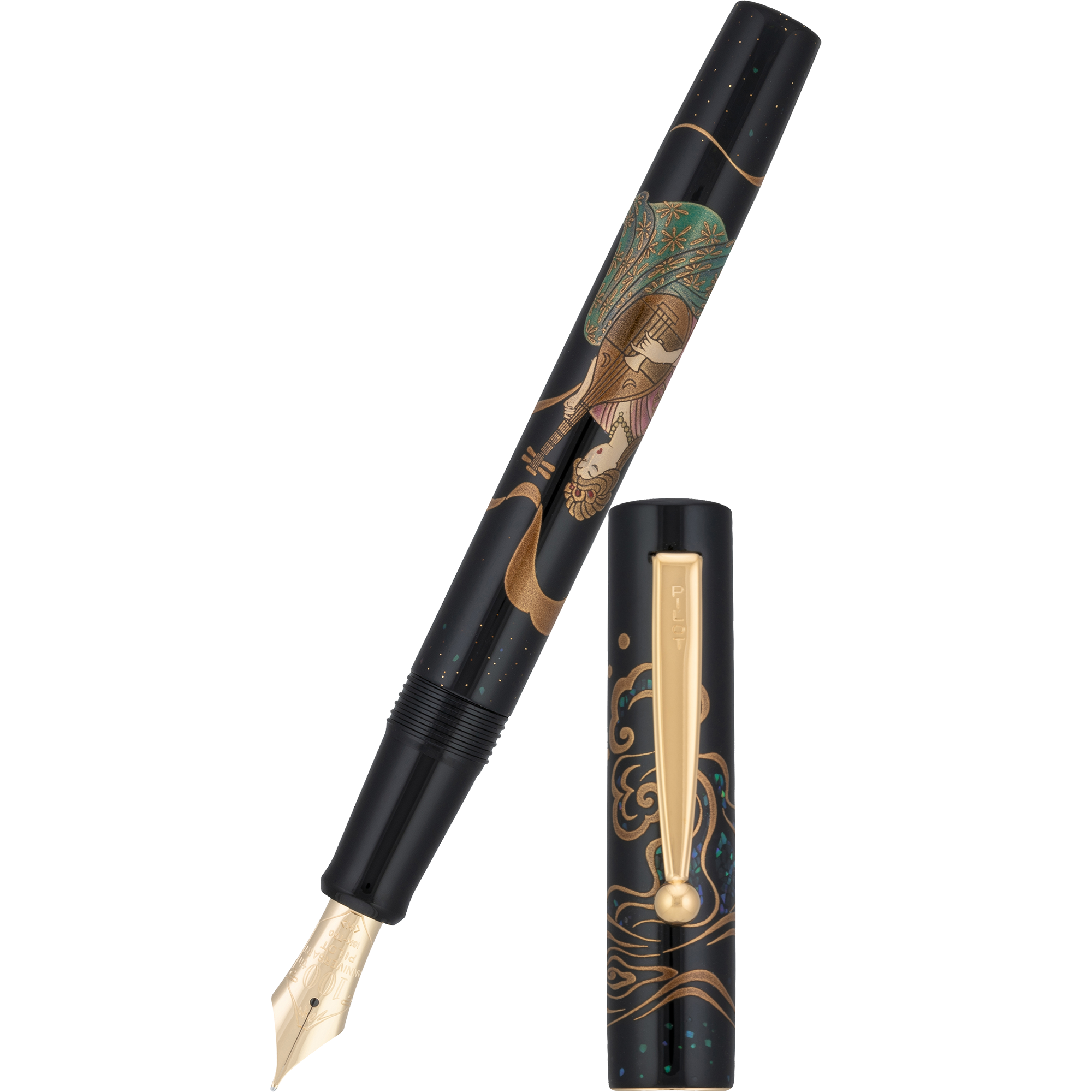 Namiki Seven Gods of Good Fortune Fountain Pen - Limited Edition - Benzaiten-Pen Boutique Ltd