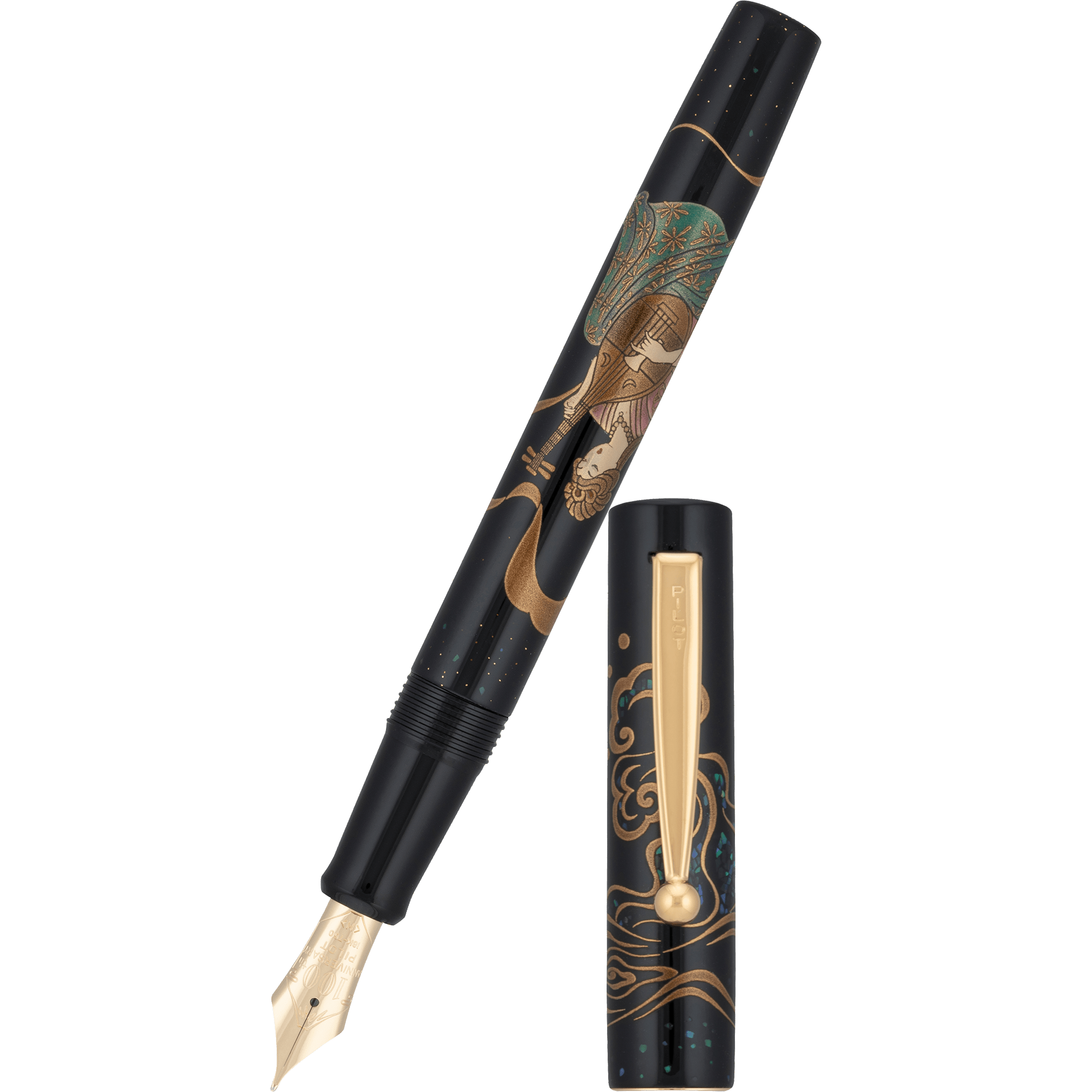 Namiki Seven Gods of Good Fortune Fountain Pen - Limited Edition - Benzaiten - Pen Boutique Ltd