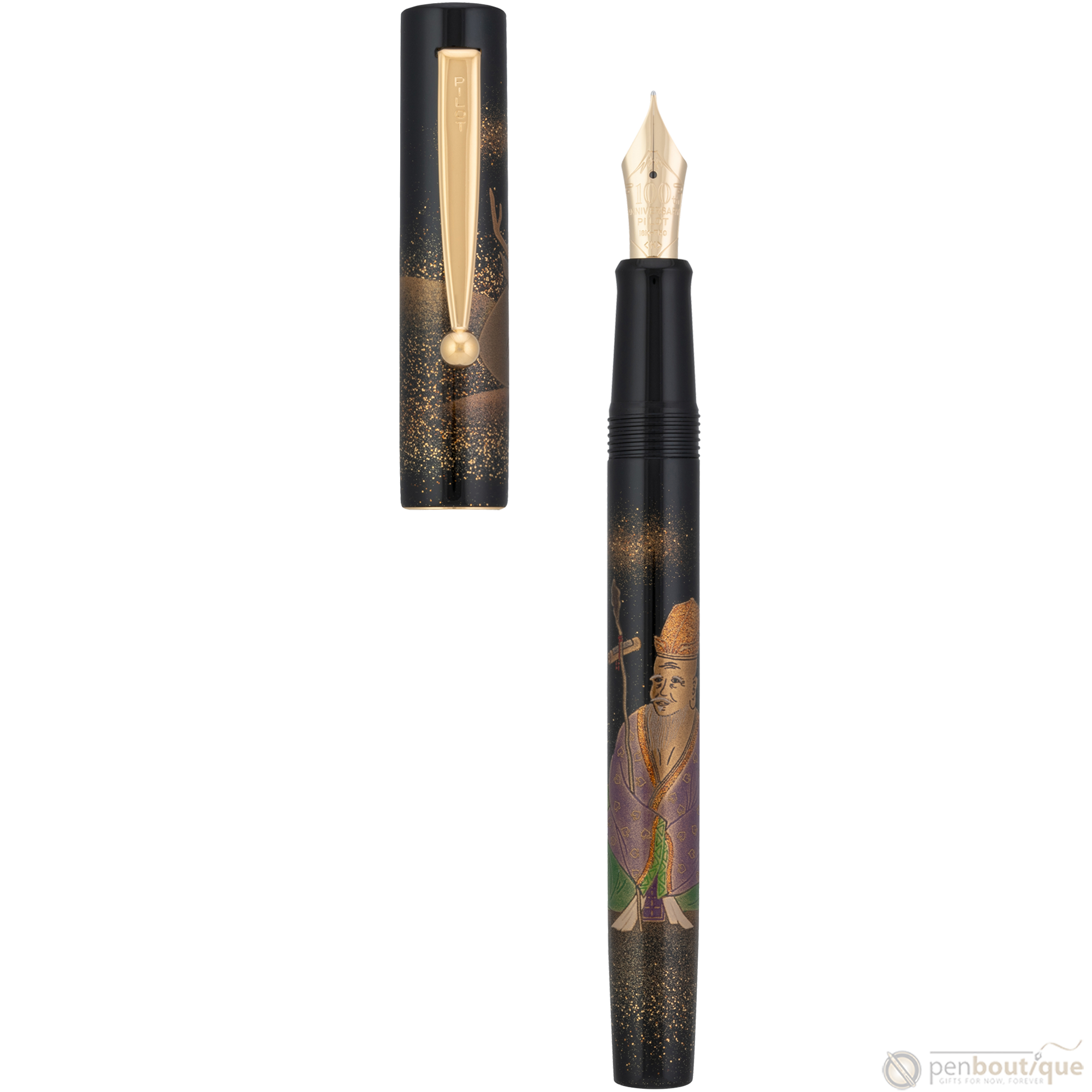 Namiki Seven Gods of Good Fortune Fountain Pen - Limited Edition - Jurojin-Pen Boutique Ltd