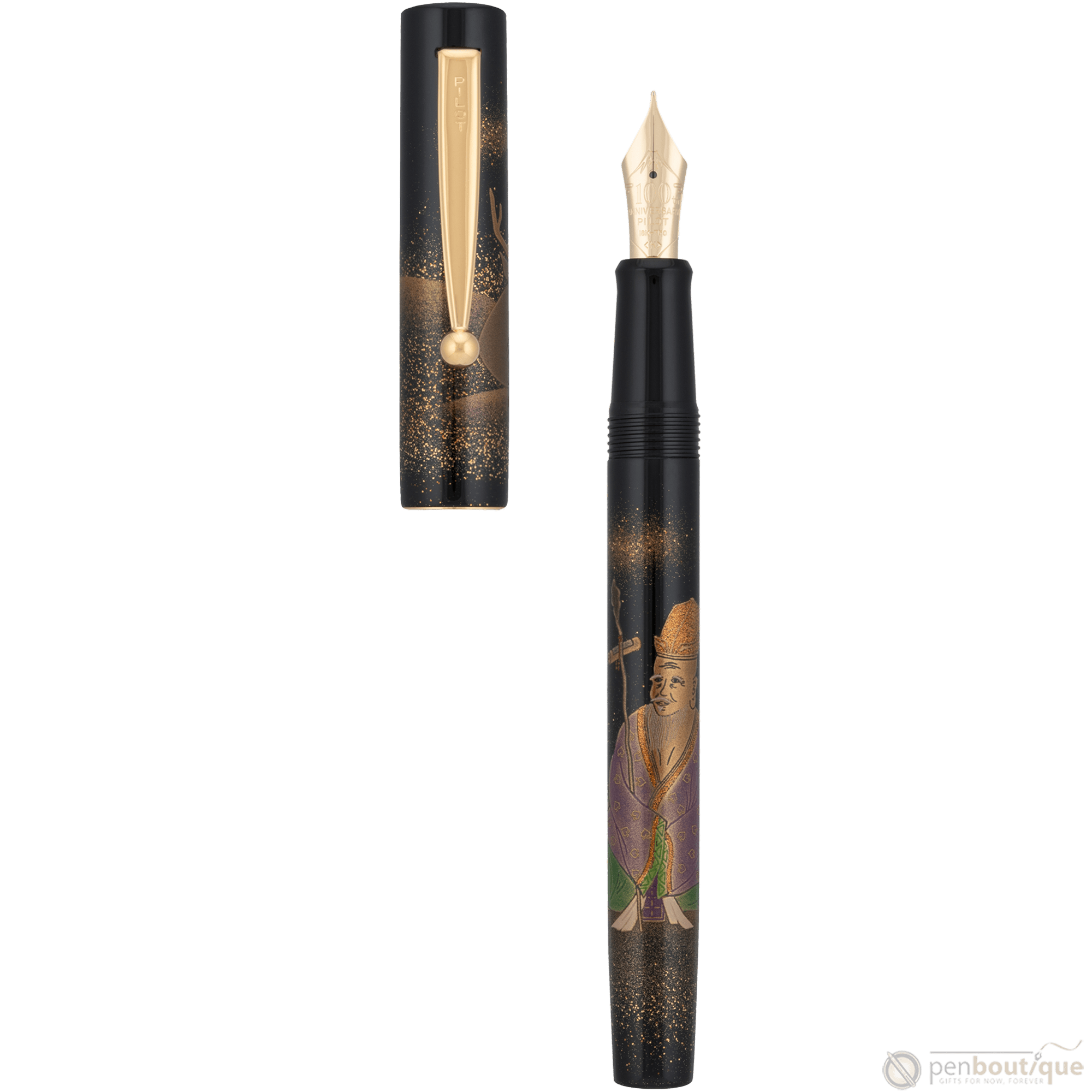 Namiki Seven Gods of Good Fortune Fountain Pen - Limited Edition - Jurojin - Pen Boutique Ltd