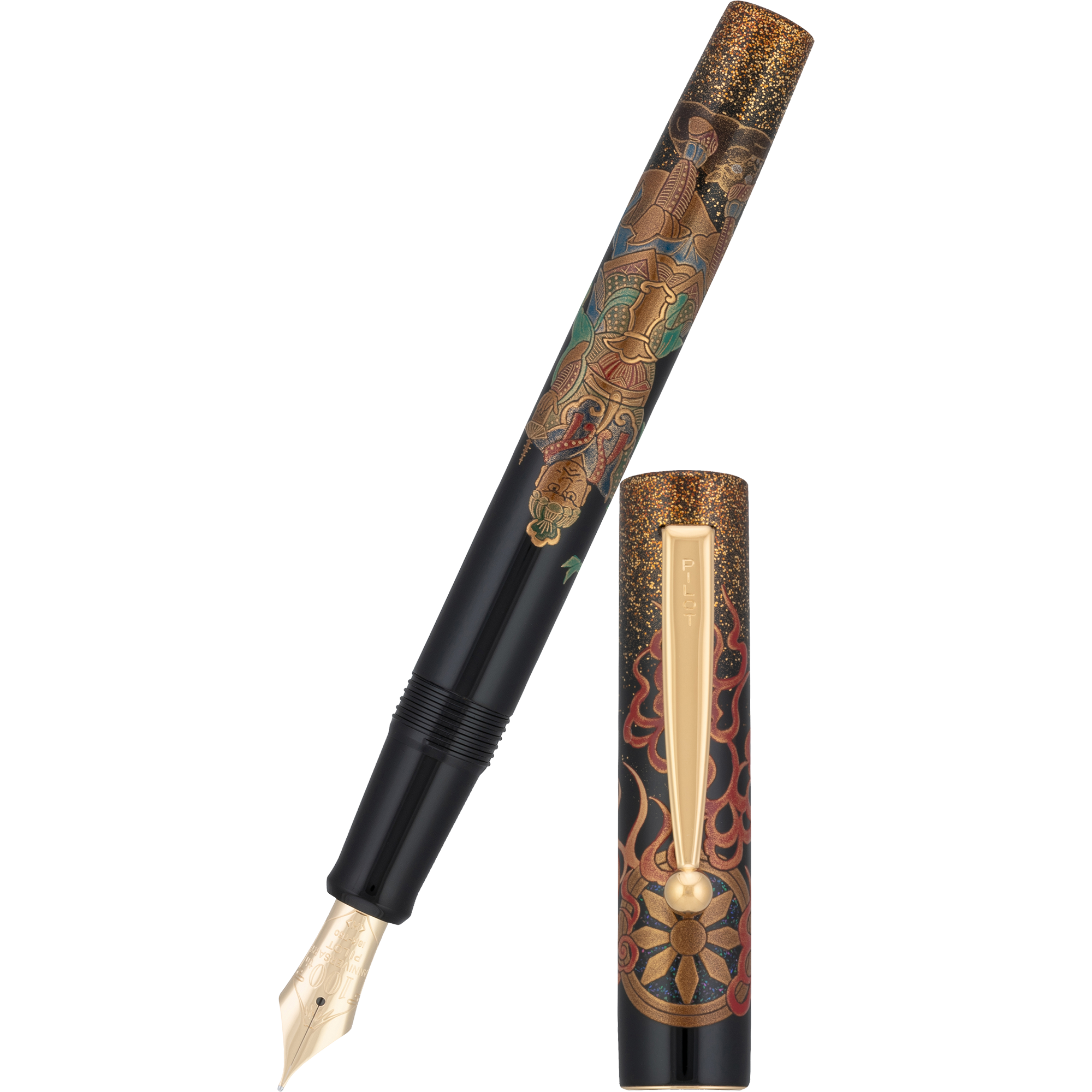 Namiki Seven Gods of Good Fortune Fountain Pen - Limited Edition - Bishamonten-Pen Boutique Ltd