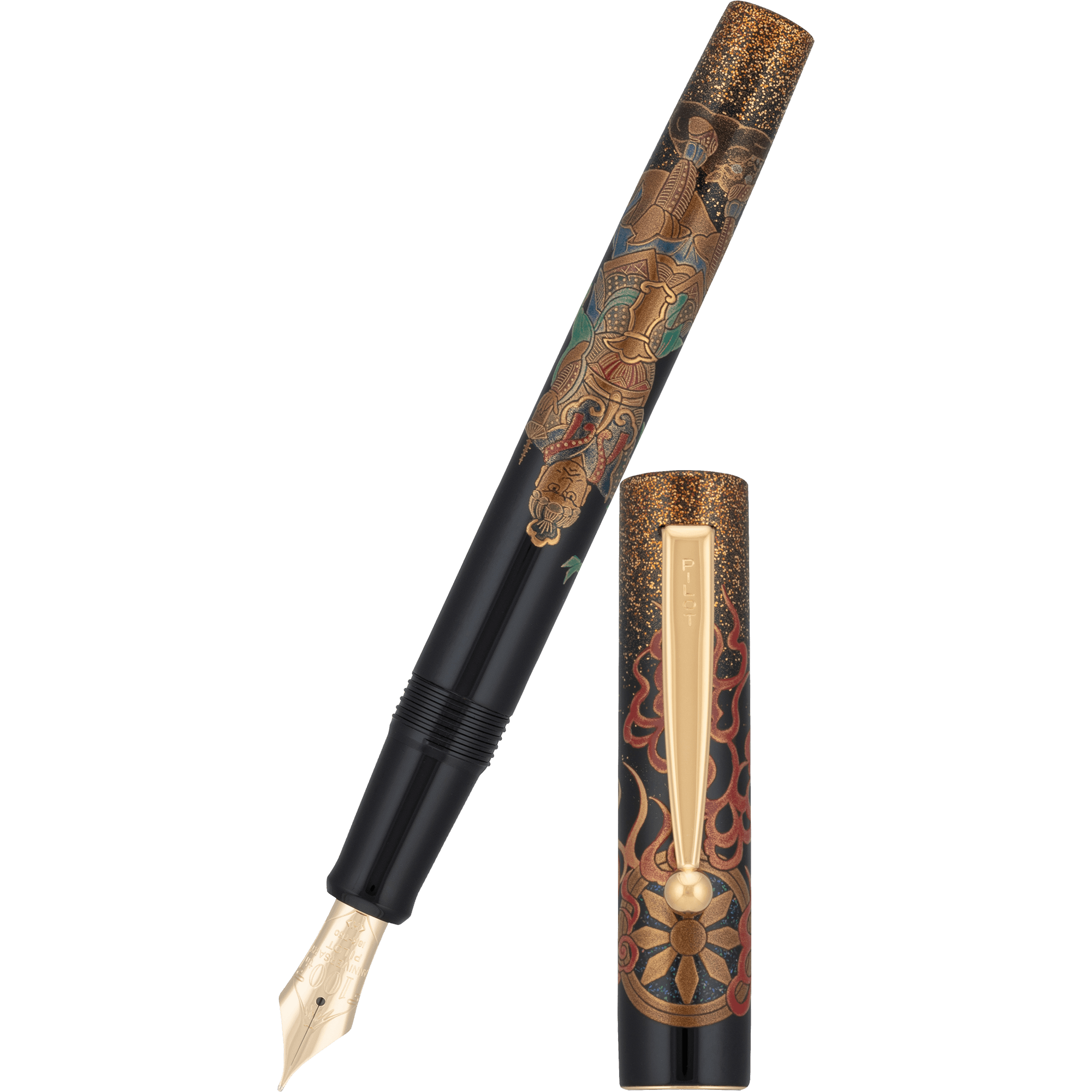 Namiki Seven Gods of Good Fortune Fountain Pen - Limited Edition - Bishamonten - Pen Boutique Ltd
