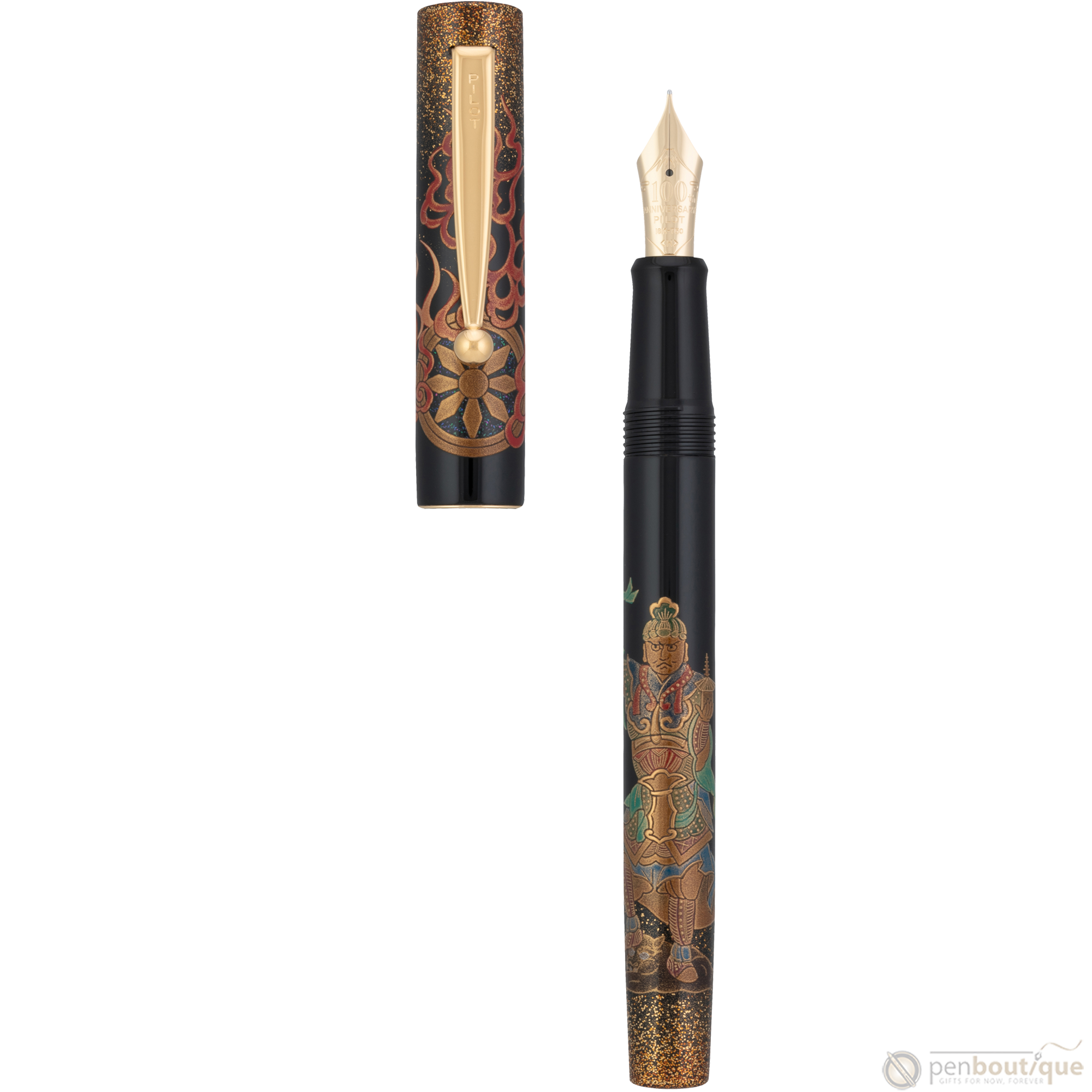 Namiki Seven Gods of Good Fortune Fountain Pen - Limited Edition - Bishamonten-Pen Boutique Ltd