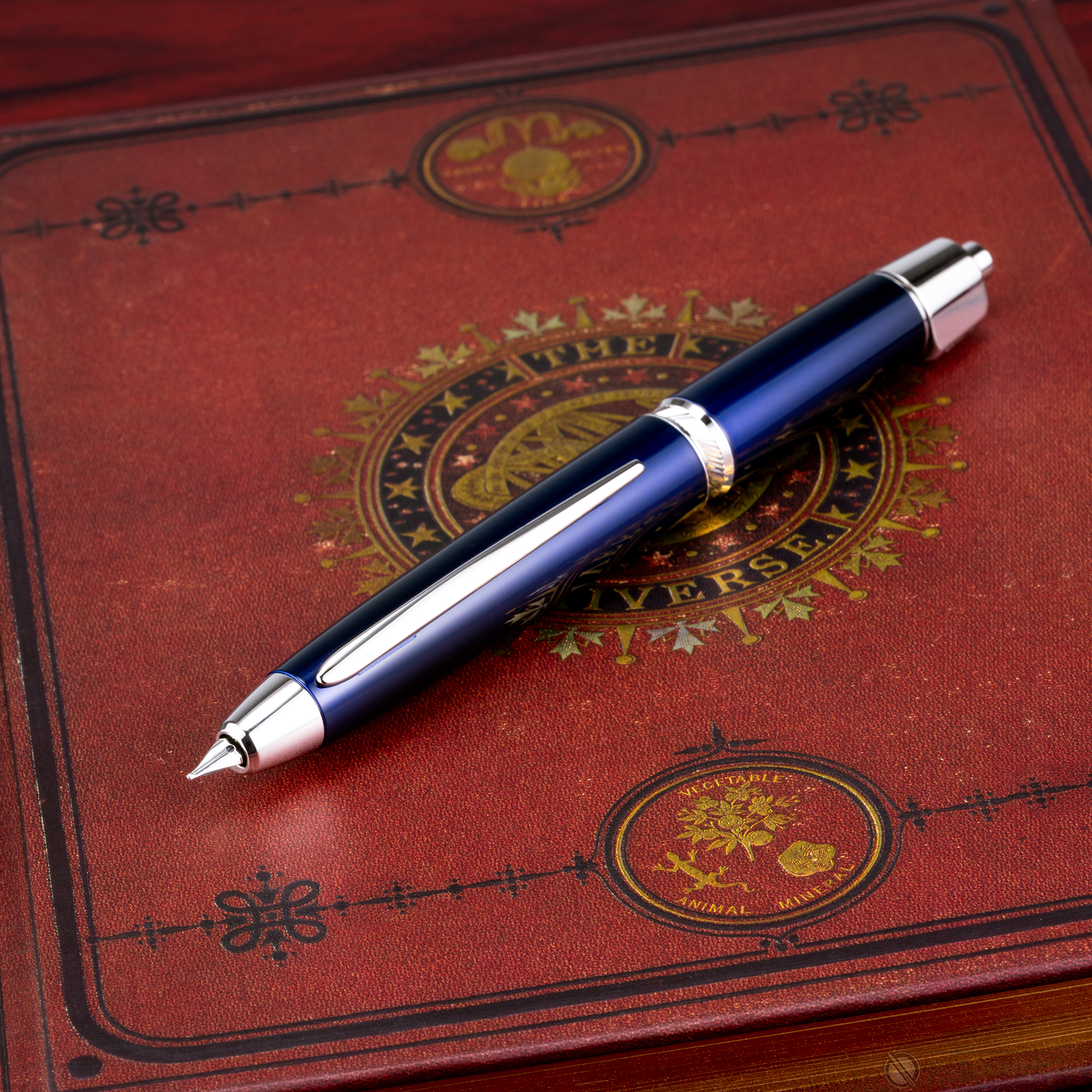 Pilot Vanishing Point LS Fountain Pen - Blue - Rhodium Trim-Pen Boutique Ltd