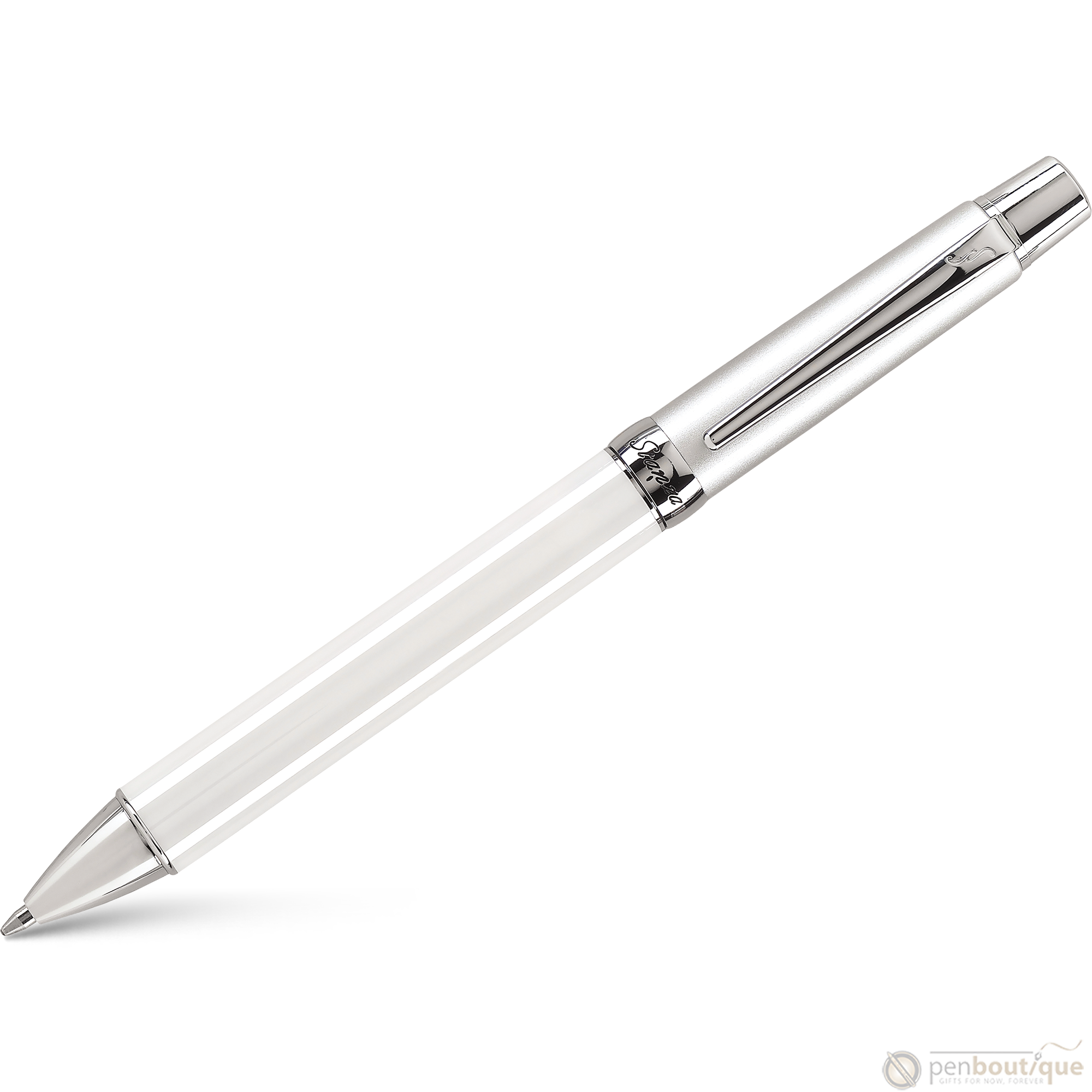 Pilot Stanza Ceramic White Ballpoint Pen - M-Pen Boutique Ltd