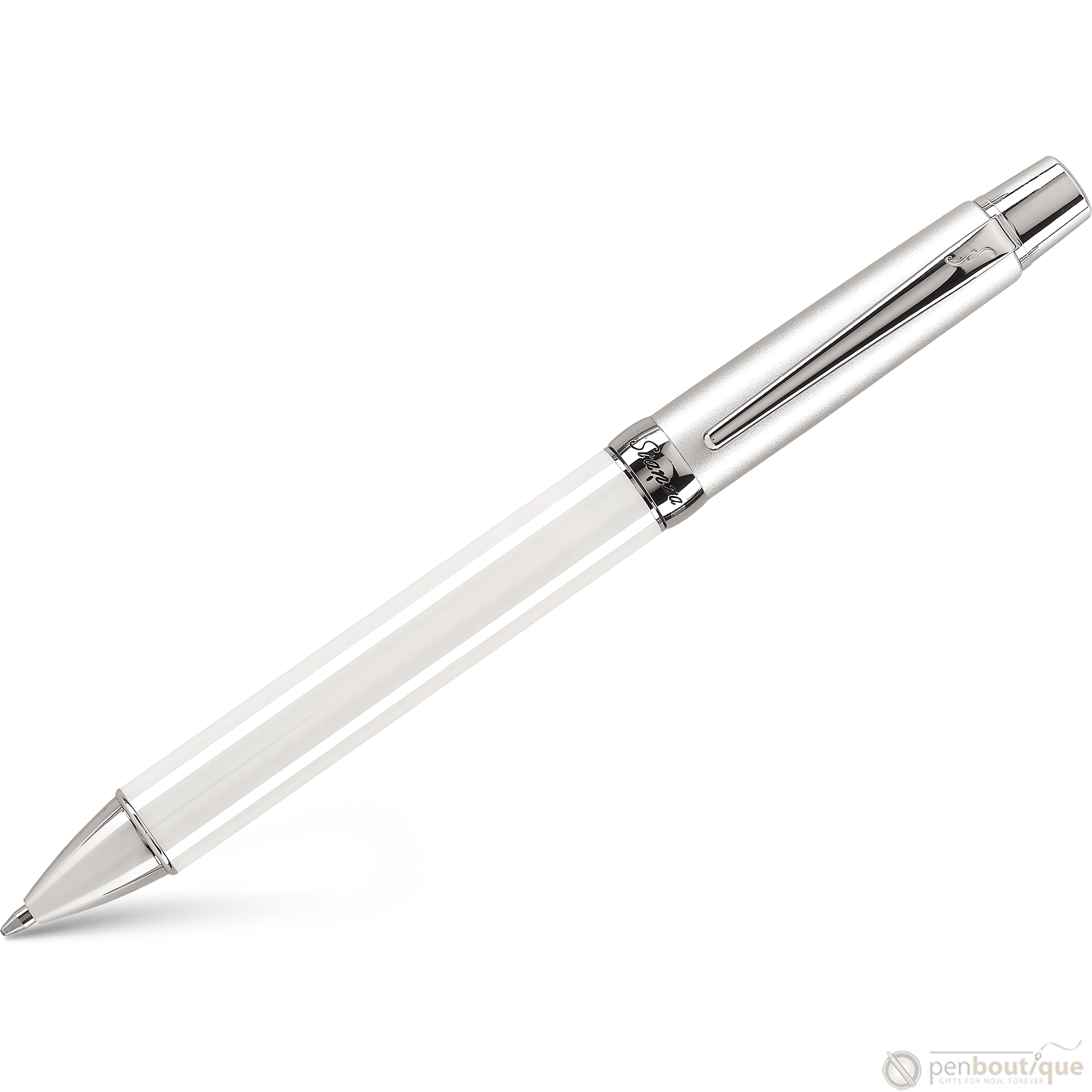 Pilot Stanza Ceramic White Ballpoint Pen - M - Pen Boutique Ltd