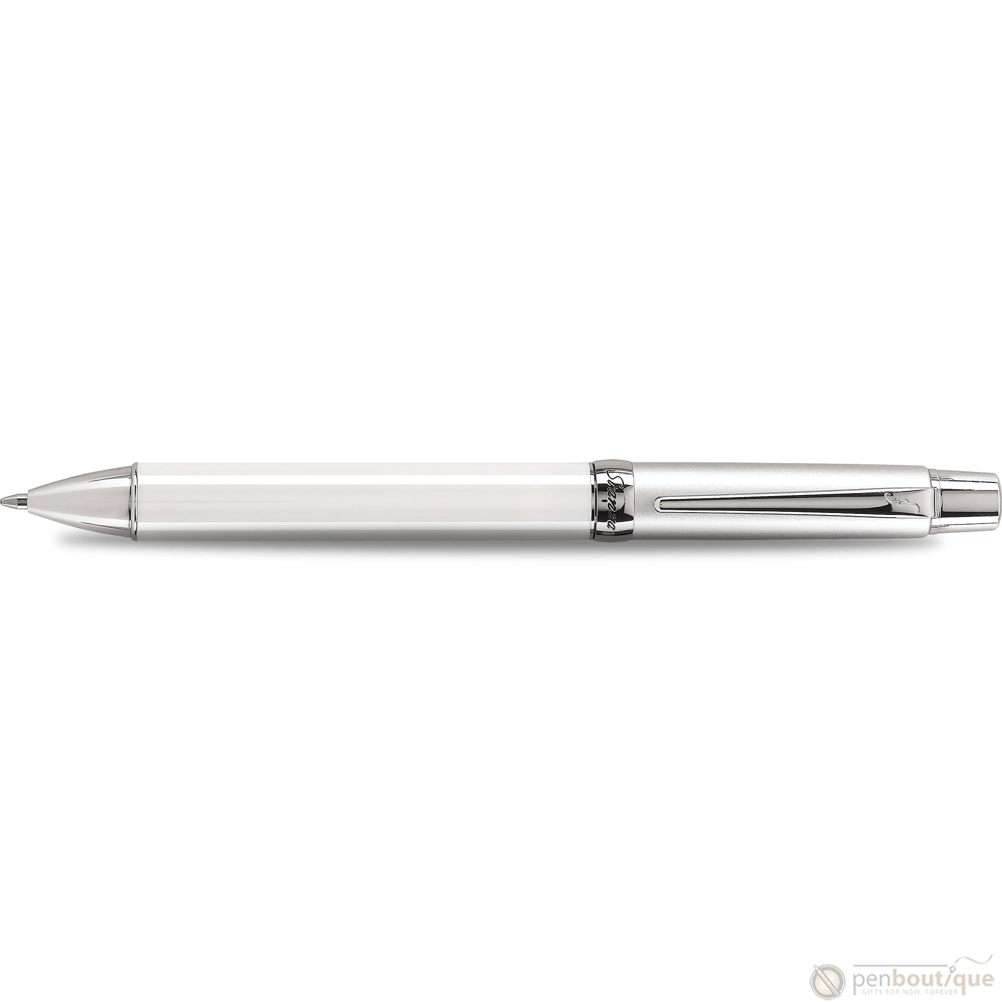 Pilot Stanza Ceramic White Ballpoint Pen - M - Pen Boutique Ltd