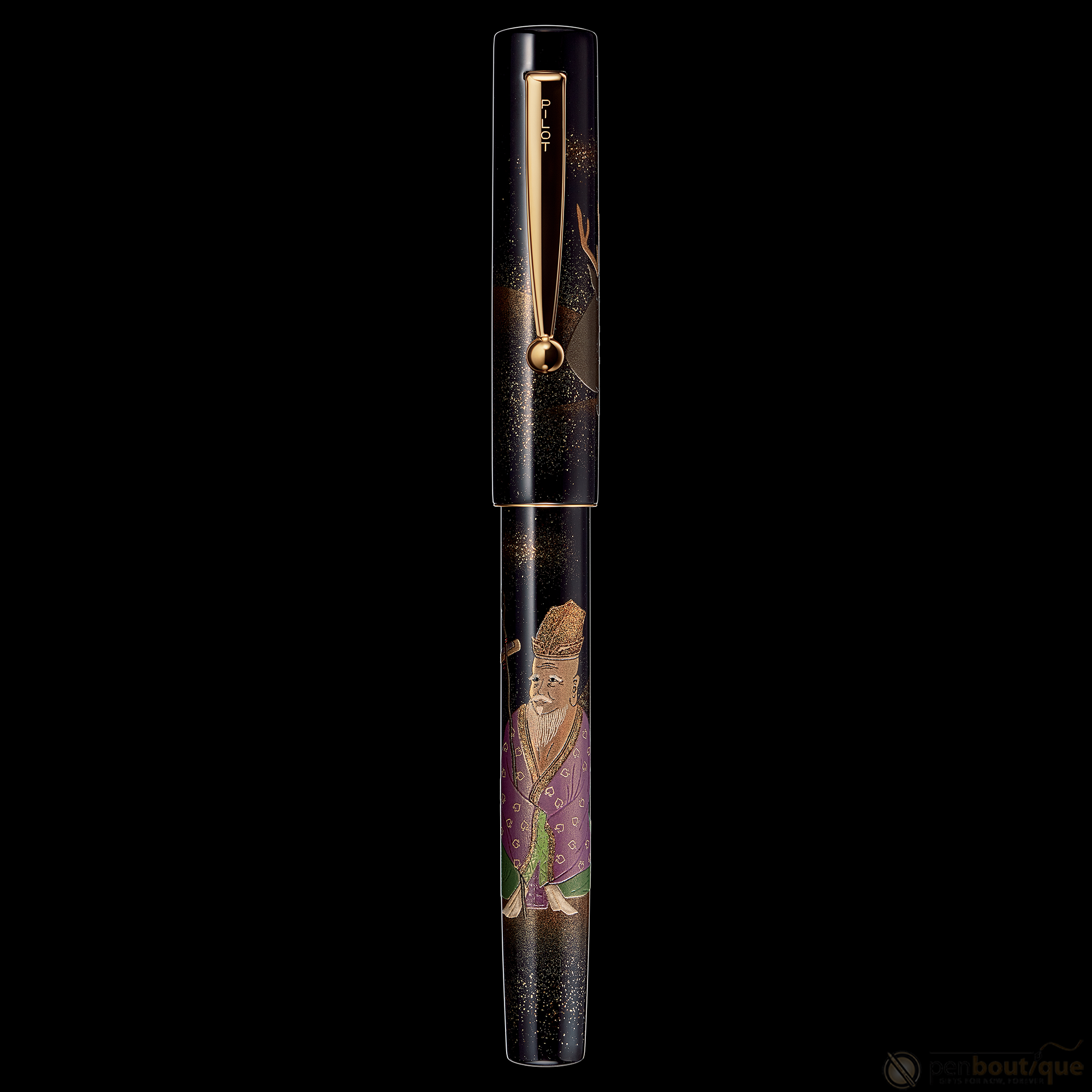 Namiki Seven Gods of Good Fortune Fountain Pen - Limited Edition - Jurojin-Pen Boutique Ltd