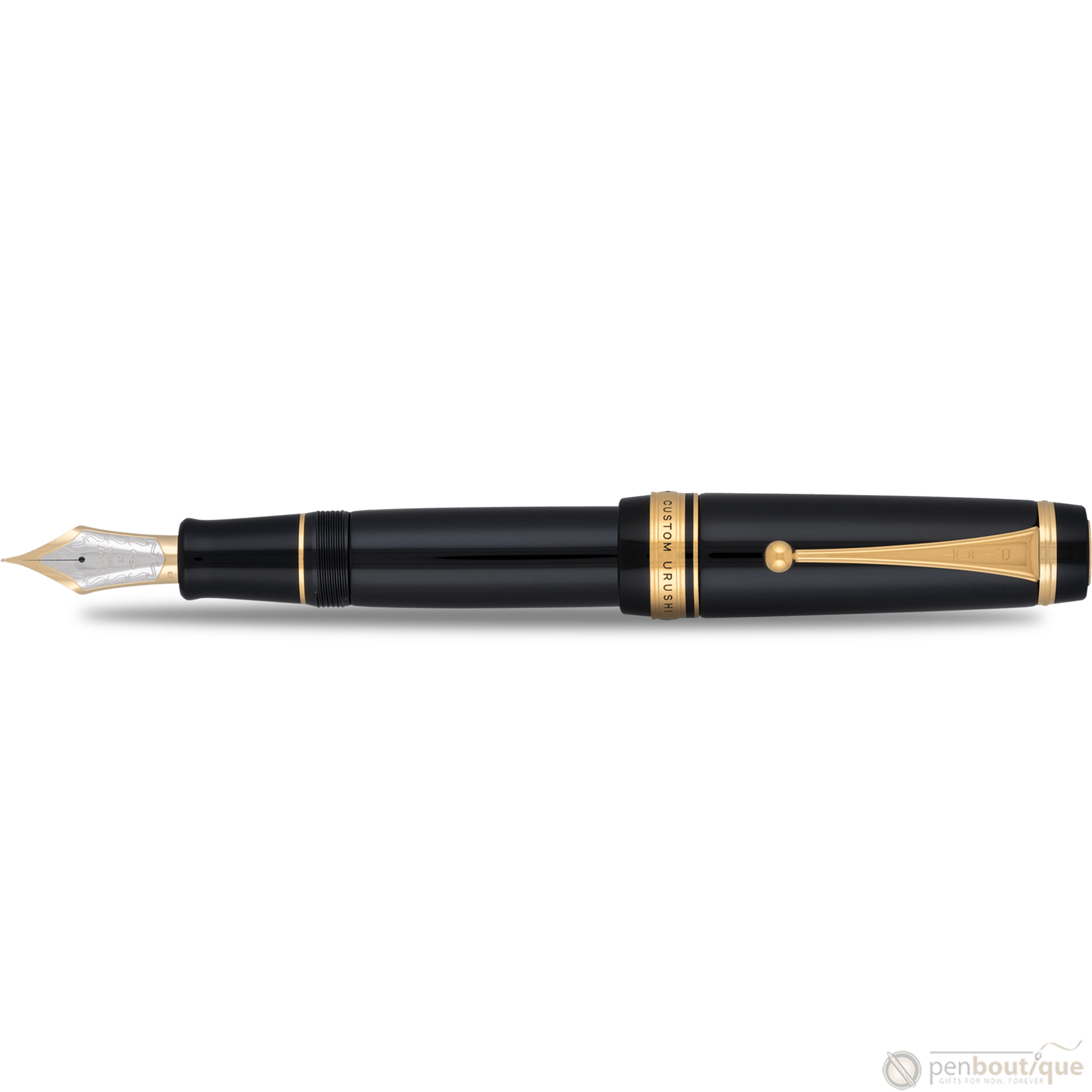 Pilot Custom Urushi Black Fountain Pen - Pen Boutique Ltd