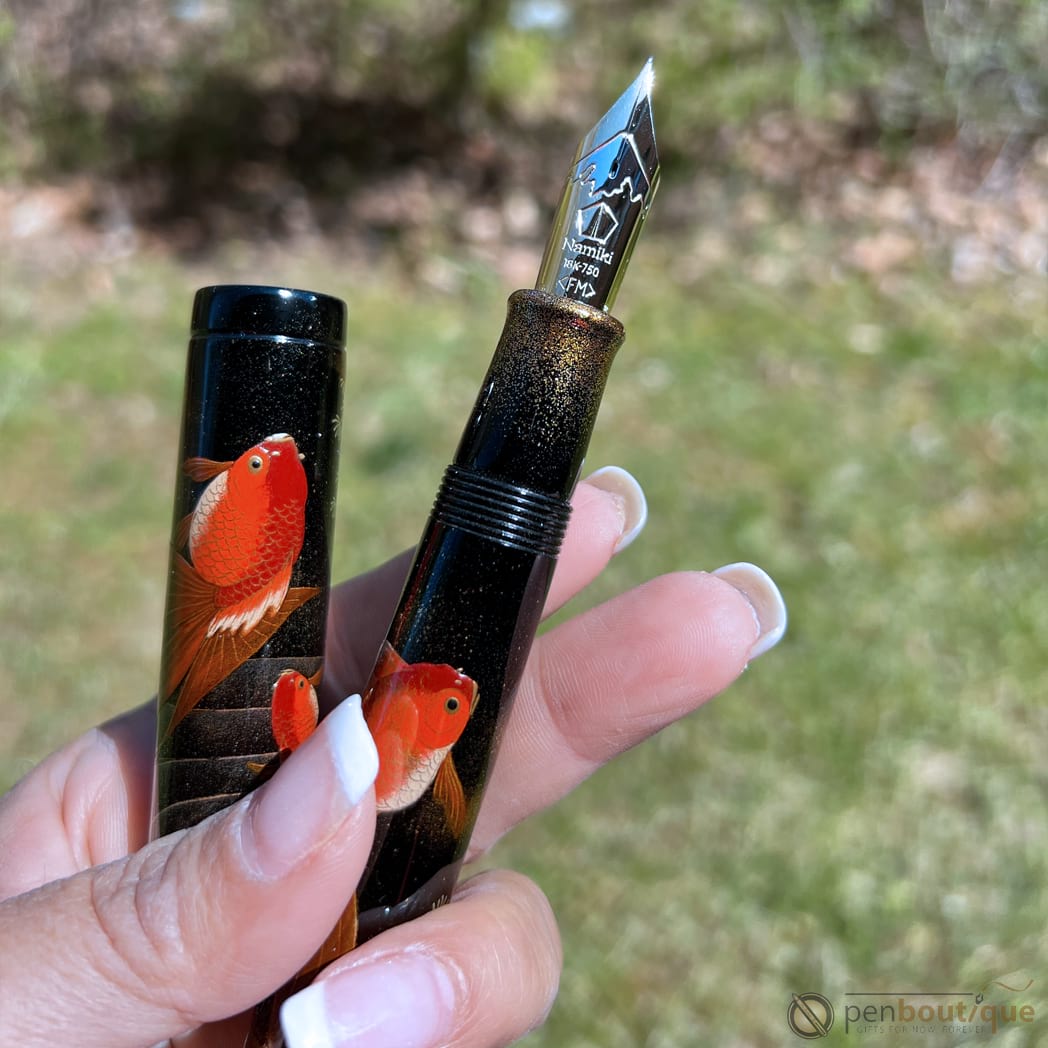 Namiki Emperor Goldfish Fountain Pen – Japanese Maki - e Luxury Masterpiece - Pen Boutique Ltd