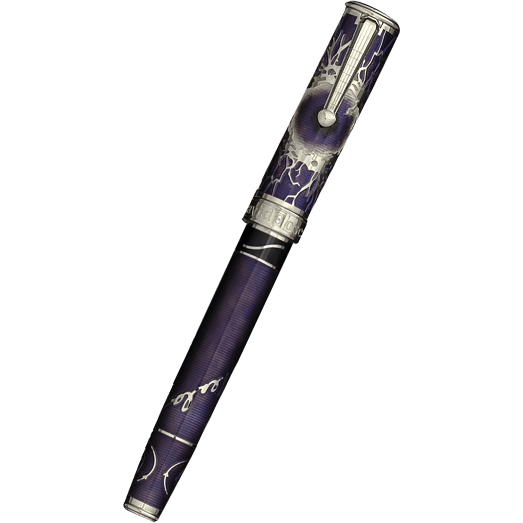 David Oscarson Tesla Fountain Pen - Translucent Purple - Pen Boutique Ltd