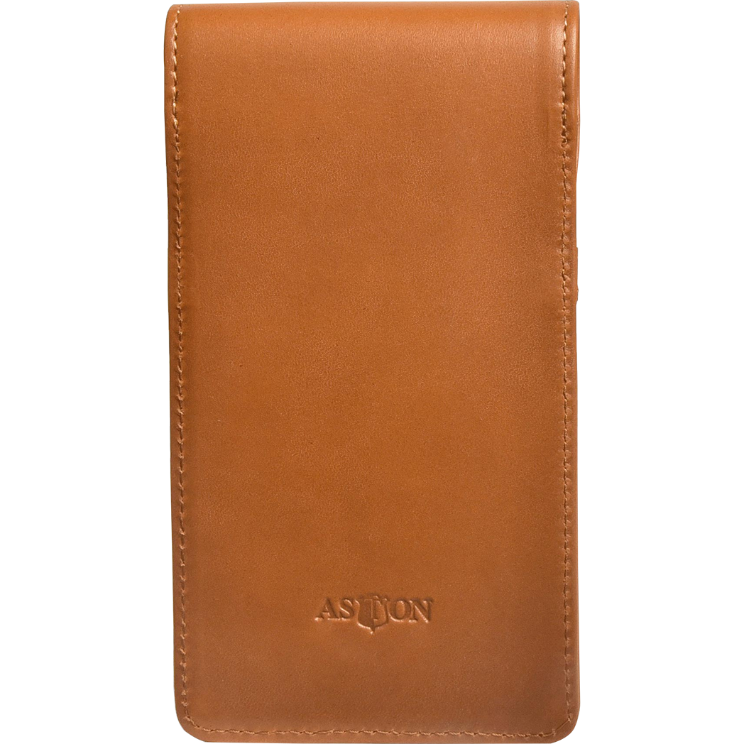 Aston Leather Tan Finger Style Quad Pen Case-Pen Boutique Ltd