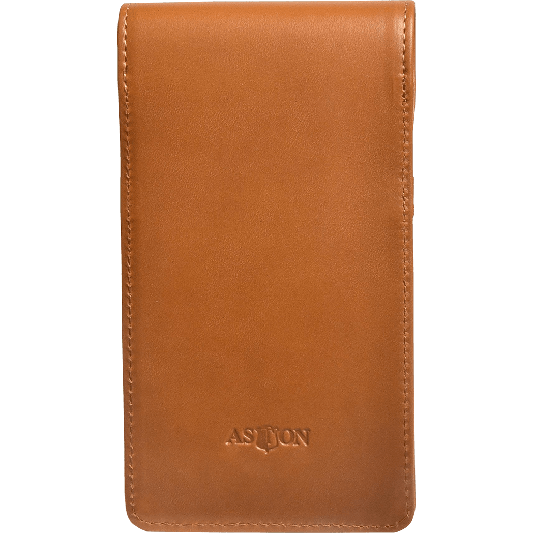 Aston Leather Tan Finger Style Quad Pen Case - Pen Boutique Ltd