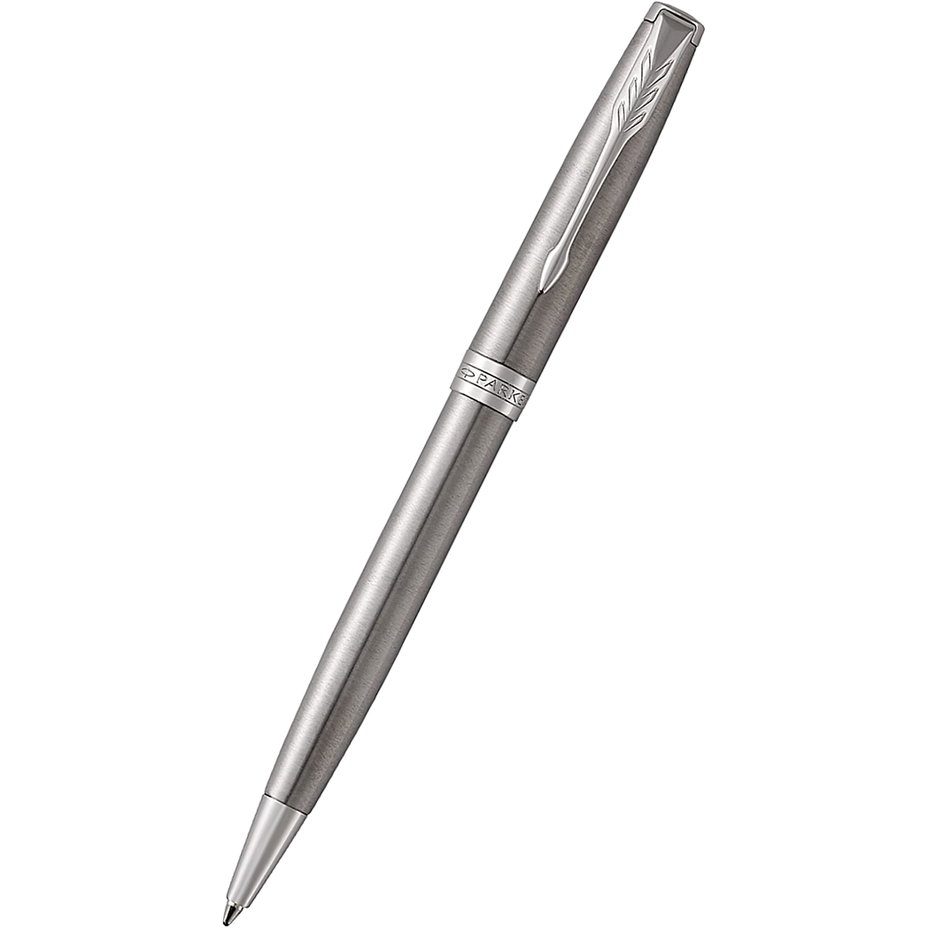 Parker Sonnet Stainless Steel with Chrome Trim Ballpoint Pen-Pen Boutique Ltd
