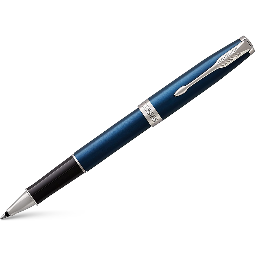 Parker Sonnet Blue with Chrome Trim Rollerball-Pen Boutique Ltd