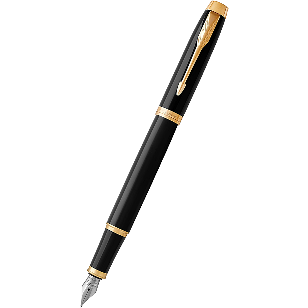 Parker IM Black with Gold Trim Fountain Pen-Pen Boutique Ltd
