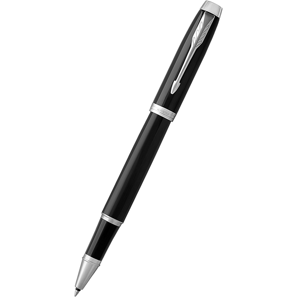Parker IM Black Chrome Trim Rollerball Pen-Pen Boutique Ltd