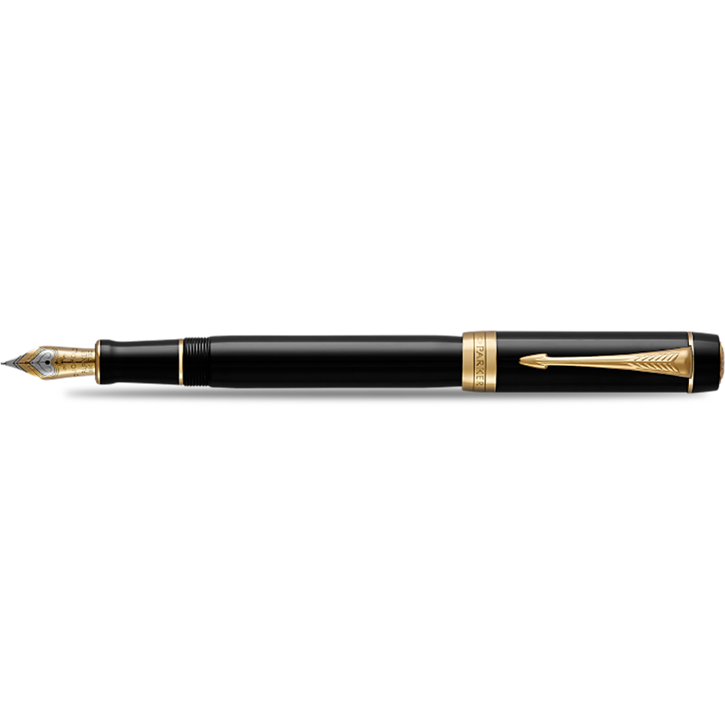 Parker Duofold Classic Black w GT Cent. Fountain Pen-Pen Boutique Ltd