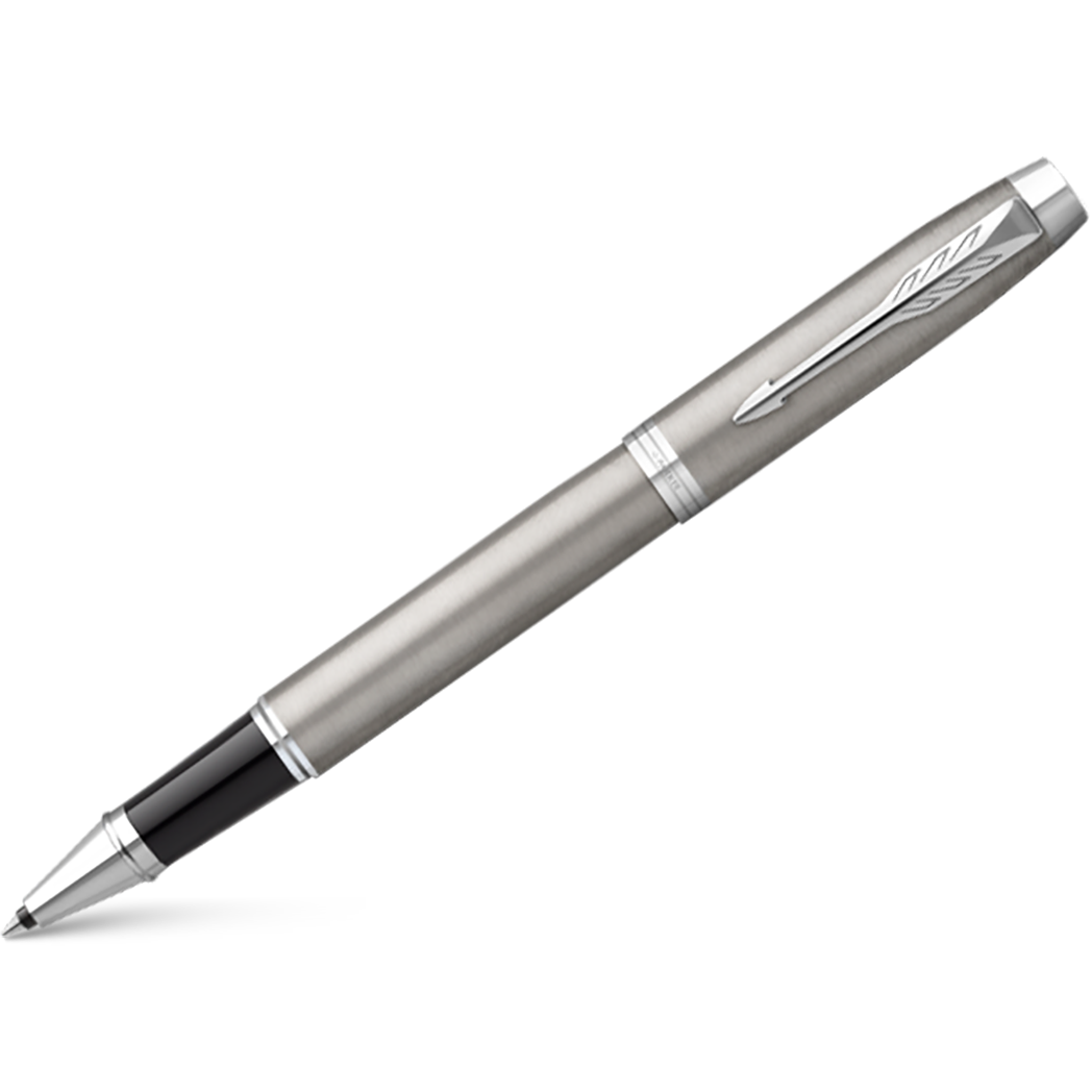 Parker IM Rollerball Pen - Stainless Steel - Chrome Trim-Pen Boutique Ltd