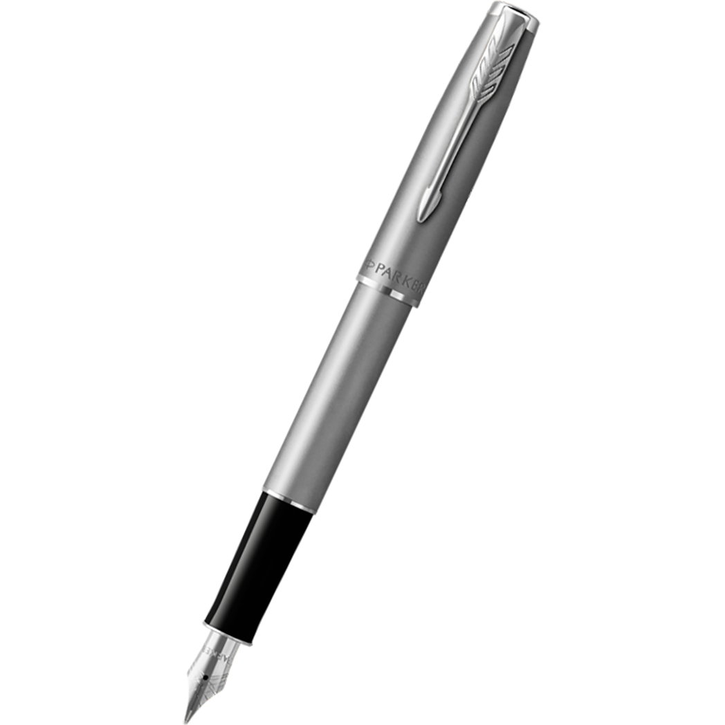 Parker Sonnet Fountain Pen - Stainless Steel - Chrome Trim-Pen Boutique Ltd